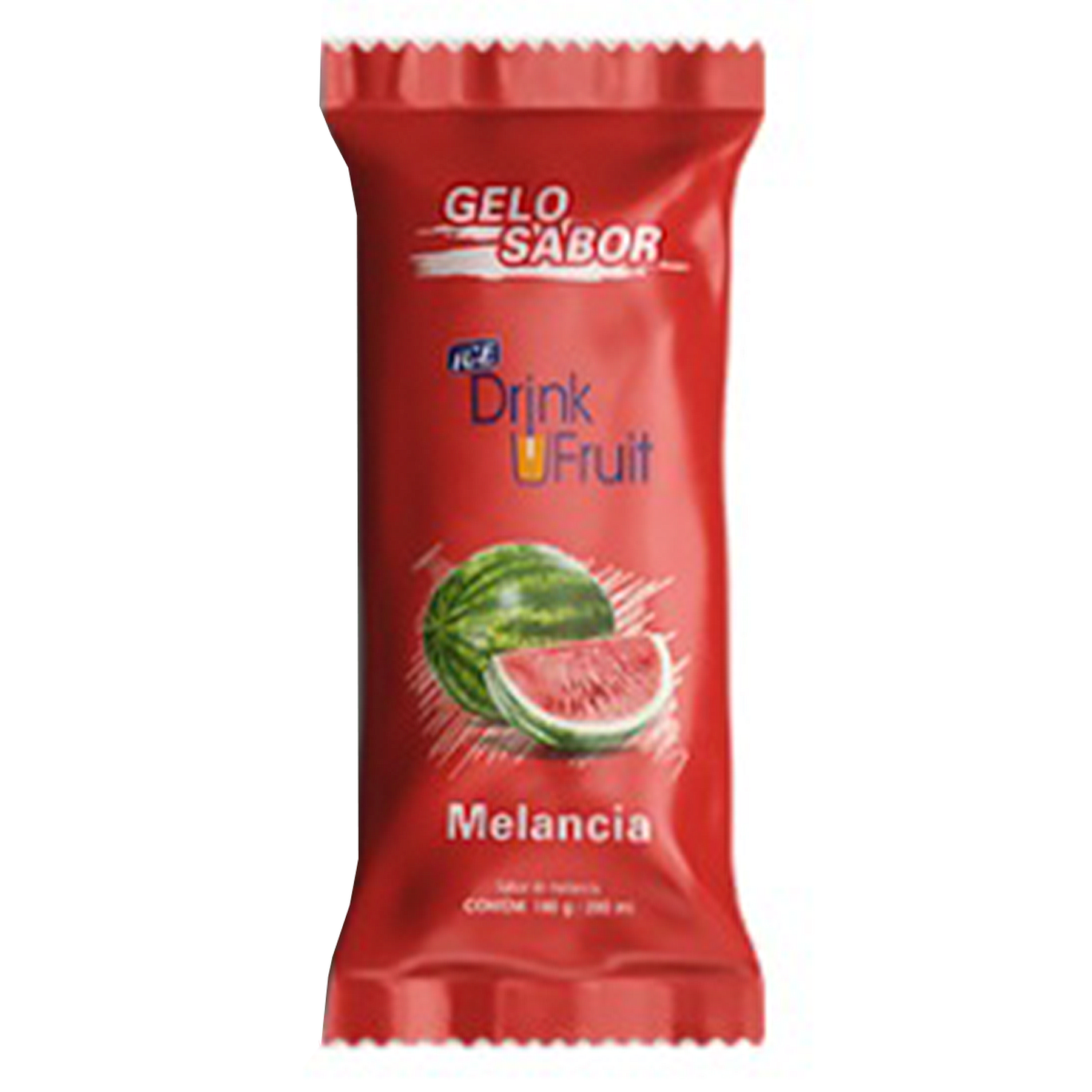 Gelo Saborizado Melancia Geol Pacote 200ml