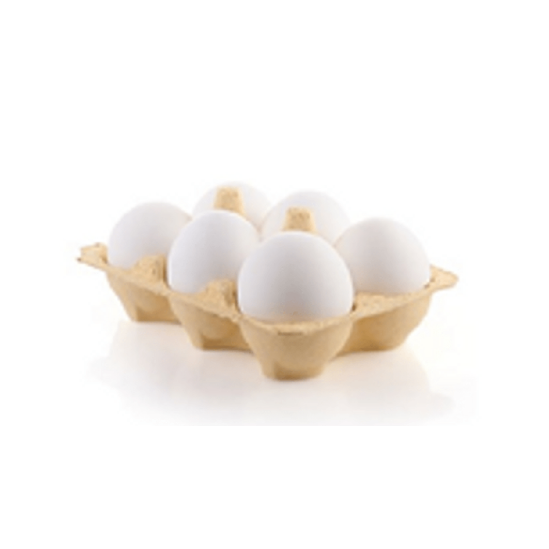 Ovos Branco Grande Avante Com 6