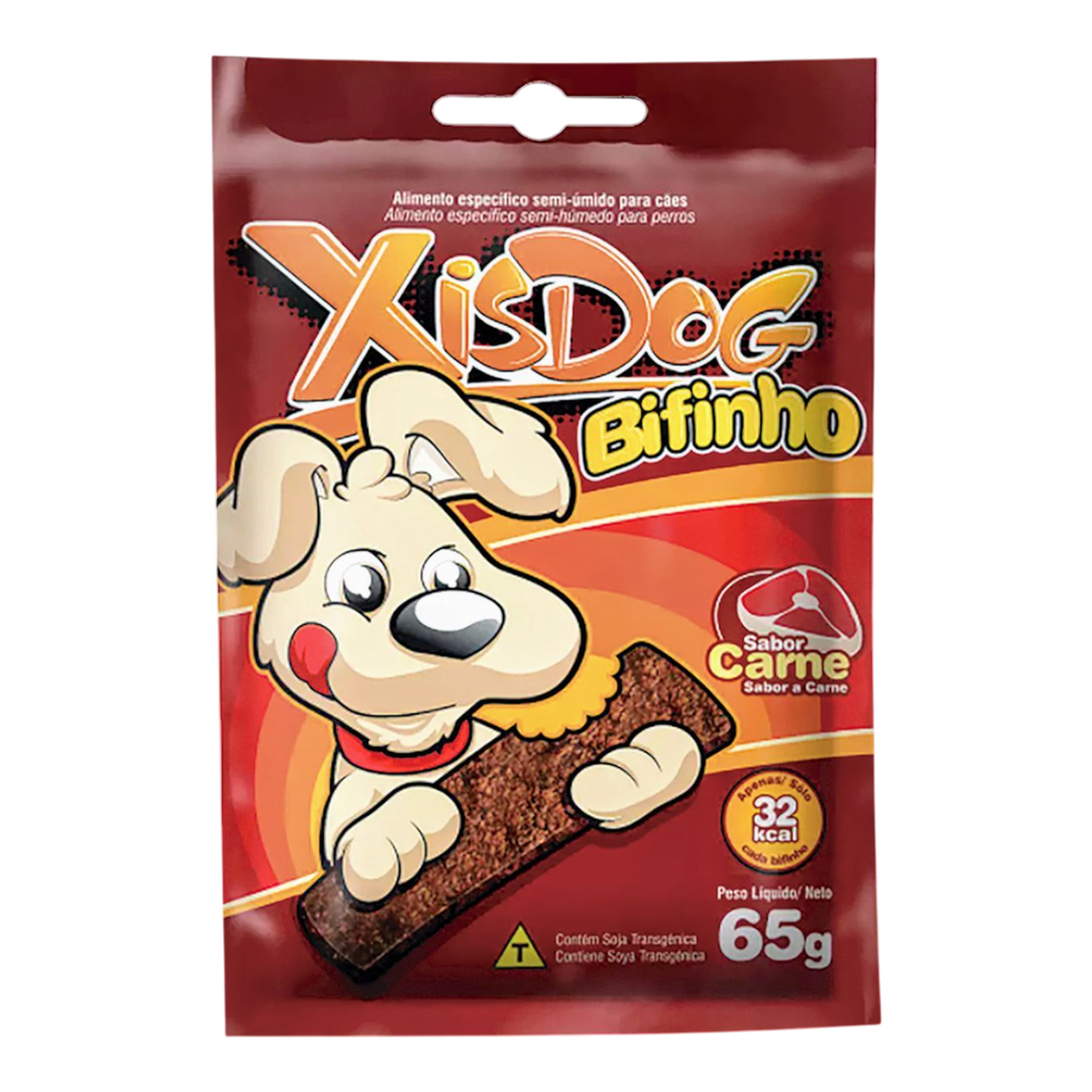 Alimento para Cães Bifinho Carne XisDog 65g
