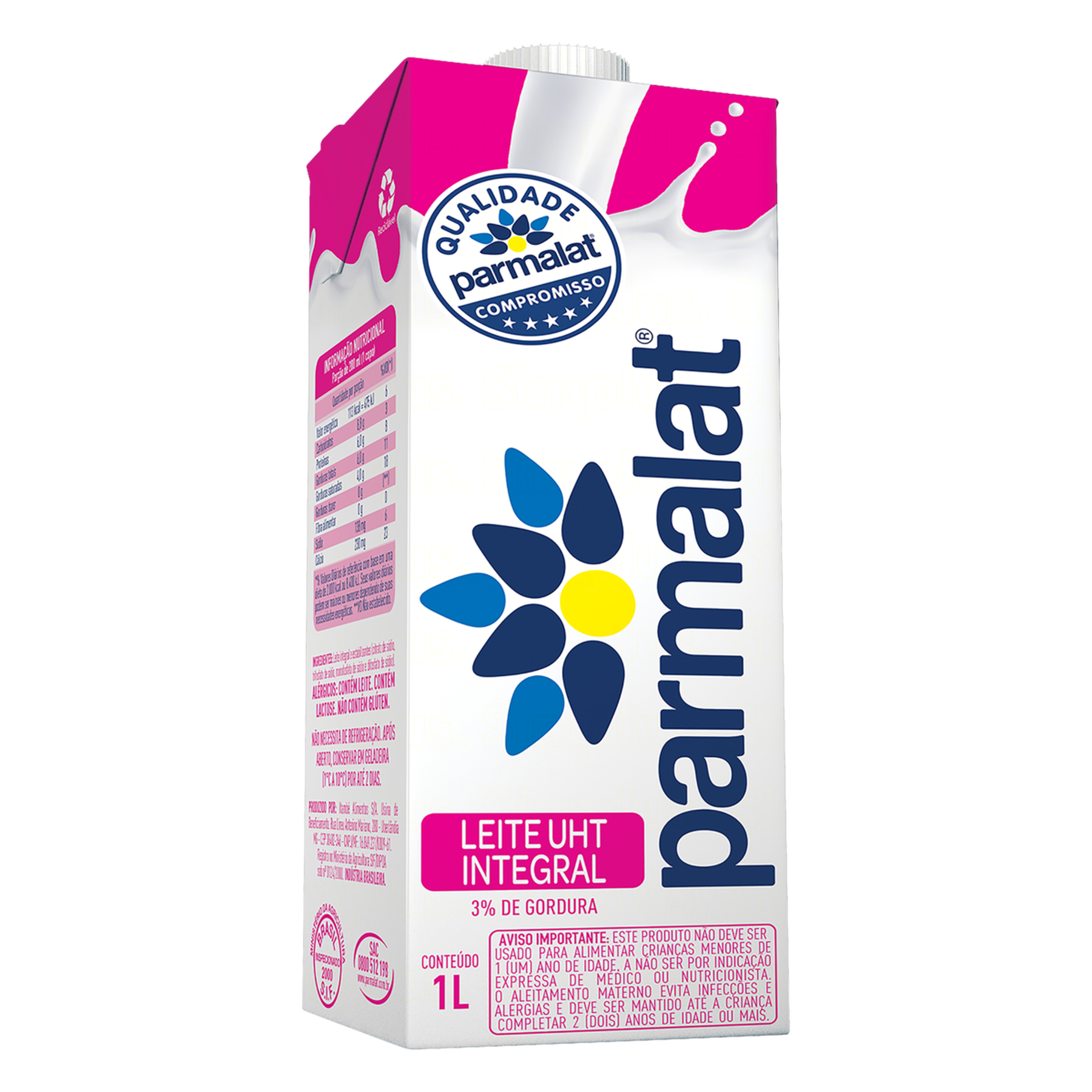 Leite Integral Parmalat Caixa 1l