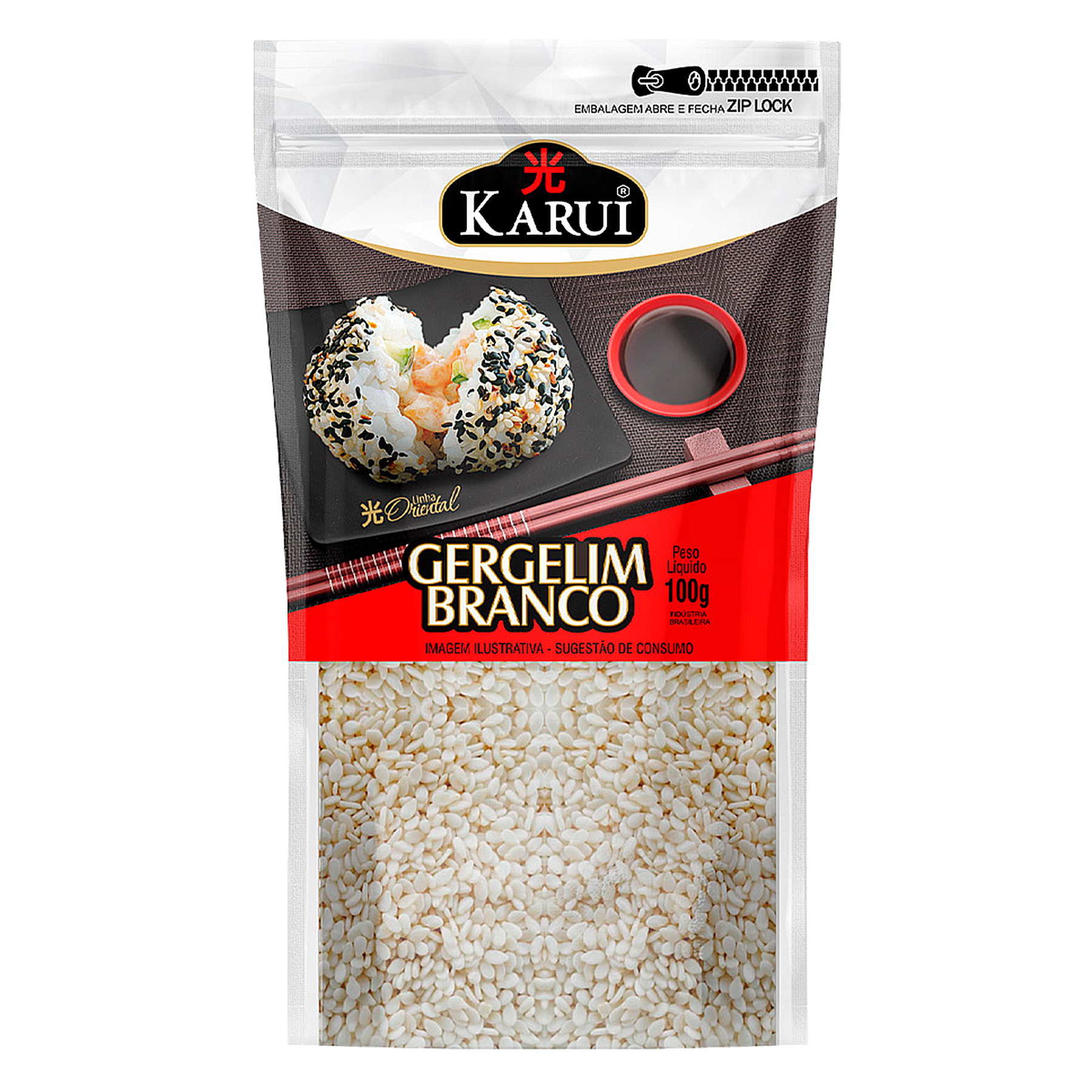 Gergelim Branco Karui Zip Lock 100g