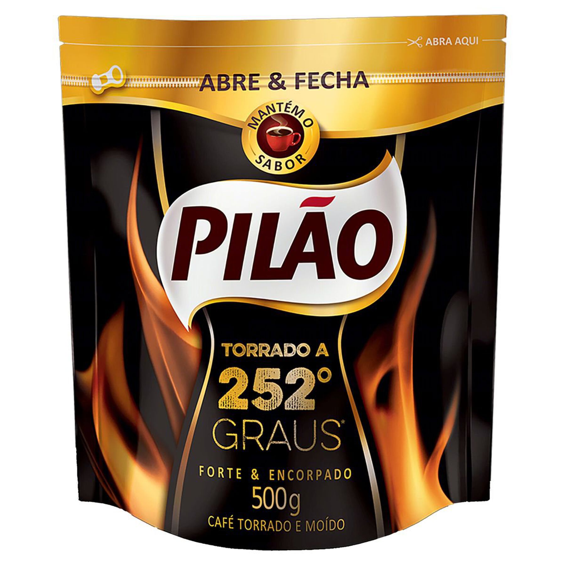 Caf&eacute; Torrado e Mo&iacute;do 252&deg; Graus Pil&atilde;o Pouch 500g