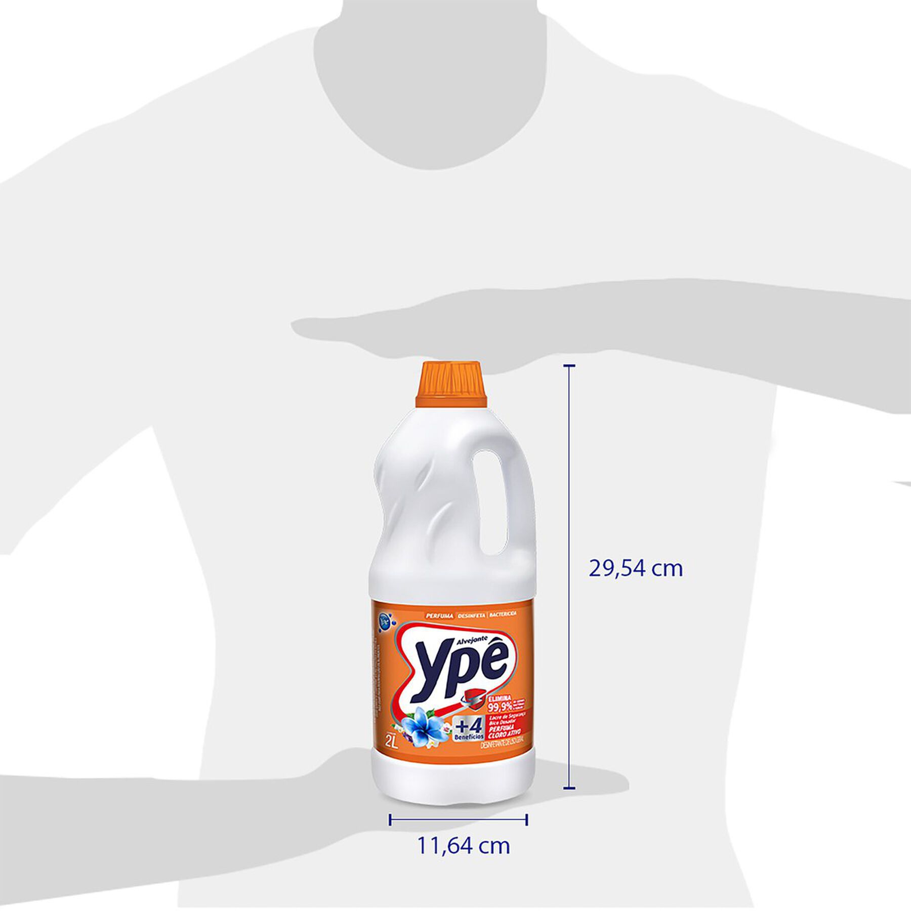 Alvejante Cloro Ativo Yp&ecirc; 2l