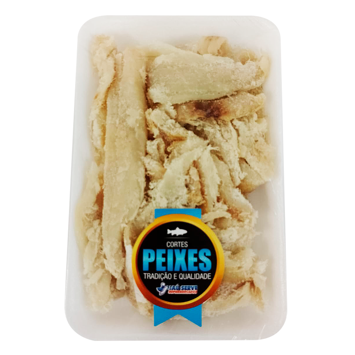 Peixe Polaca Alasca Salgado Desfiado aprox. 300g