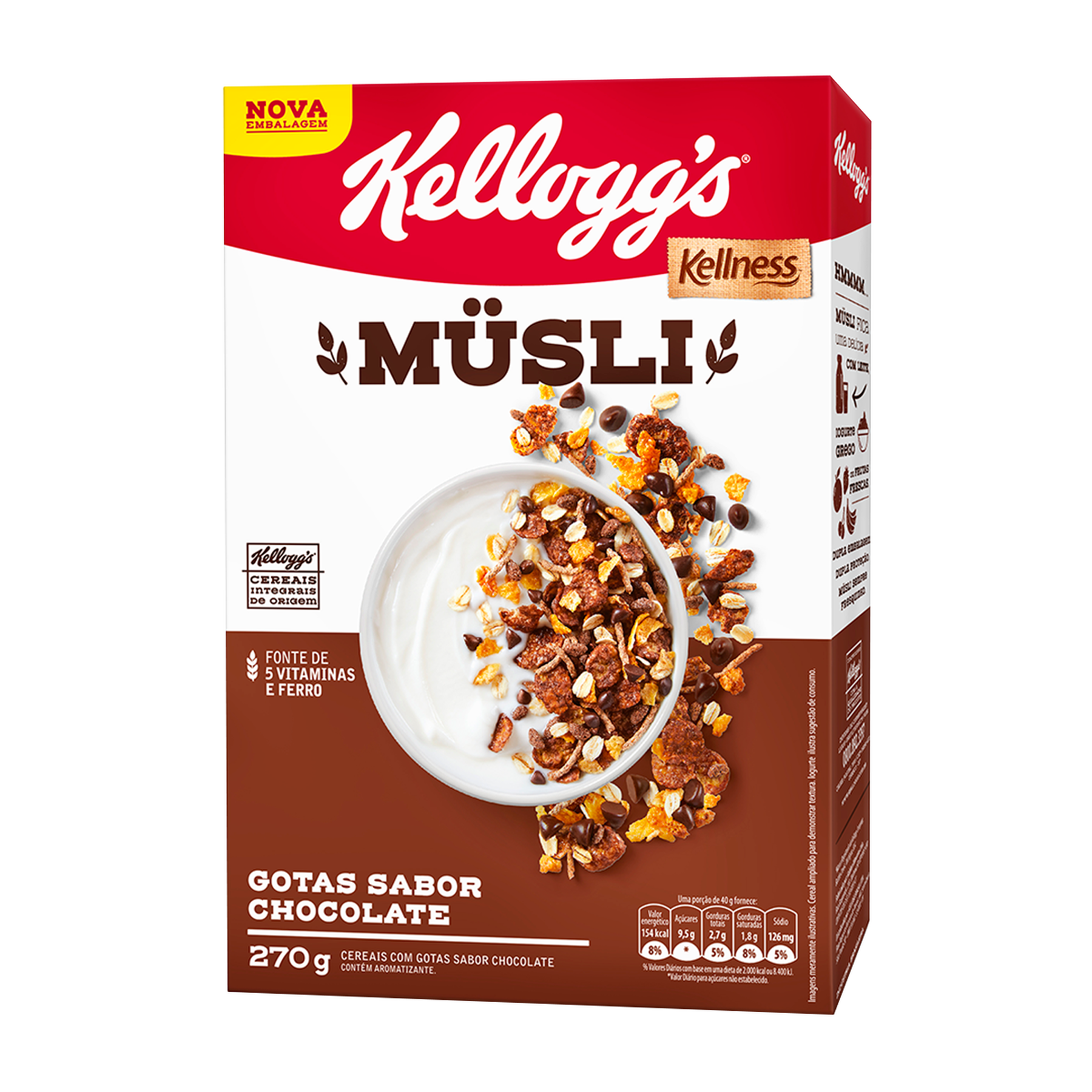 Cereal Musli Chocolate Kelloggs 270g