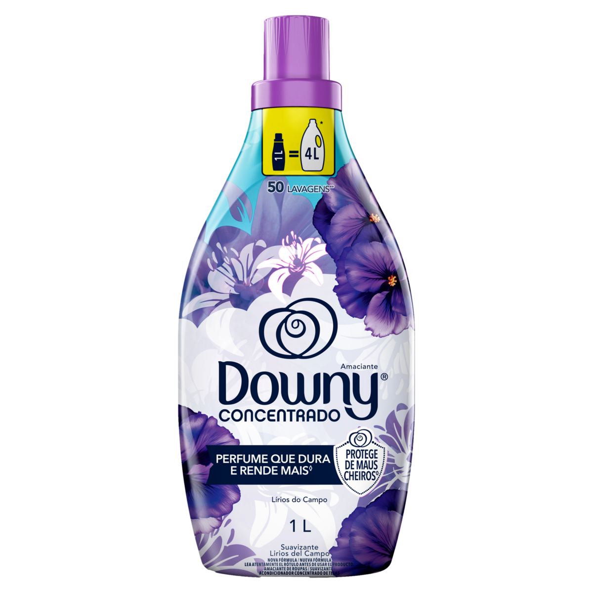 Amaciante de Roupa Concentrado L&iacute;rios do Campo Downy Frasco 1l