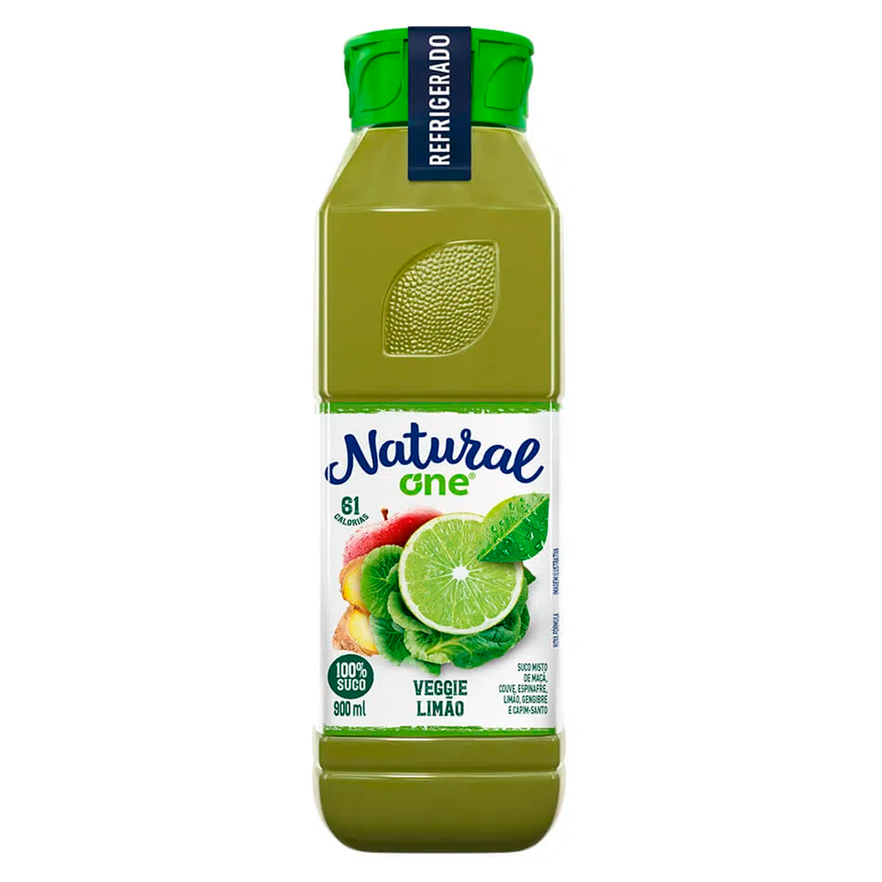 Suco Detox Lim&atilde;o Refrigerado Natural One Garrafa 900ml