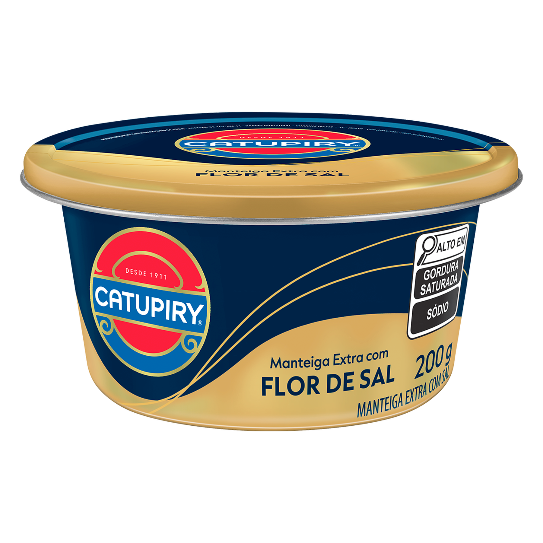 Manteiga com Flor de Sal Catupiry Lata 200g