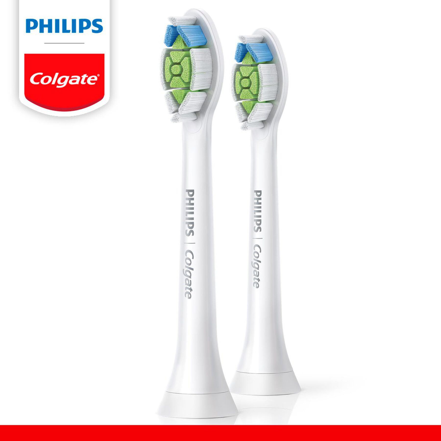 Refil Escova Dental Elétrica Branqueadora Colgate + Philips C/2 Unidades