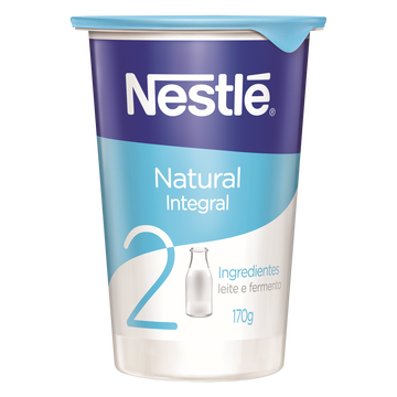 Iogurte Integral Natural Nestlé Copo 170g