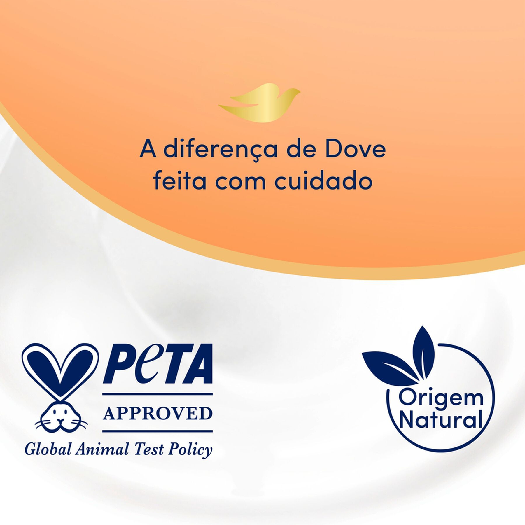 Creme para Pentear Texturas Reais Cacheados Dove Frasco 355ml