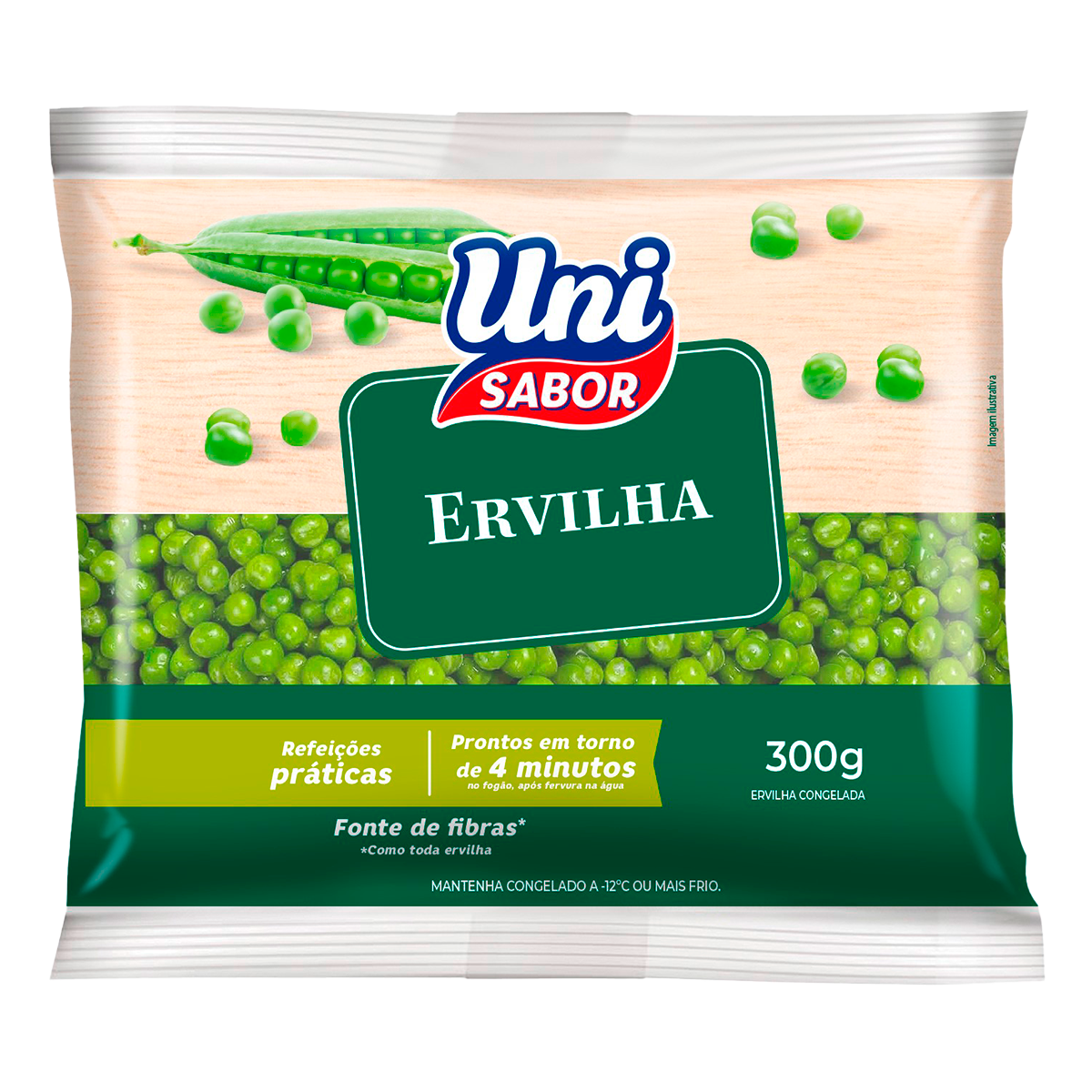 Ervilha Uni Sabor Pacote 300g