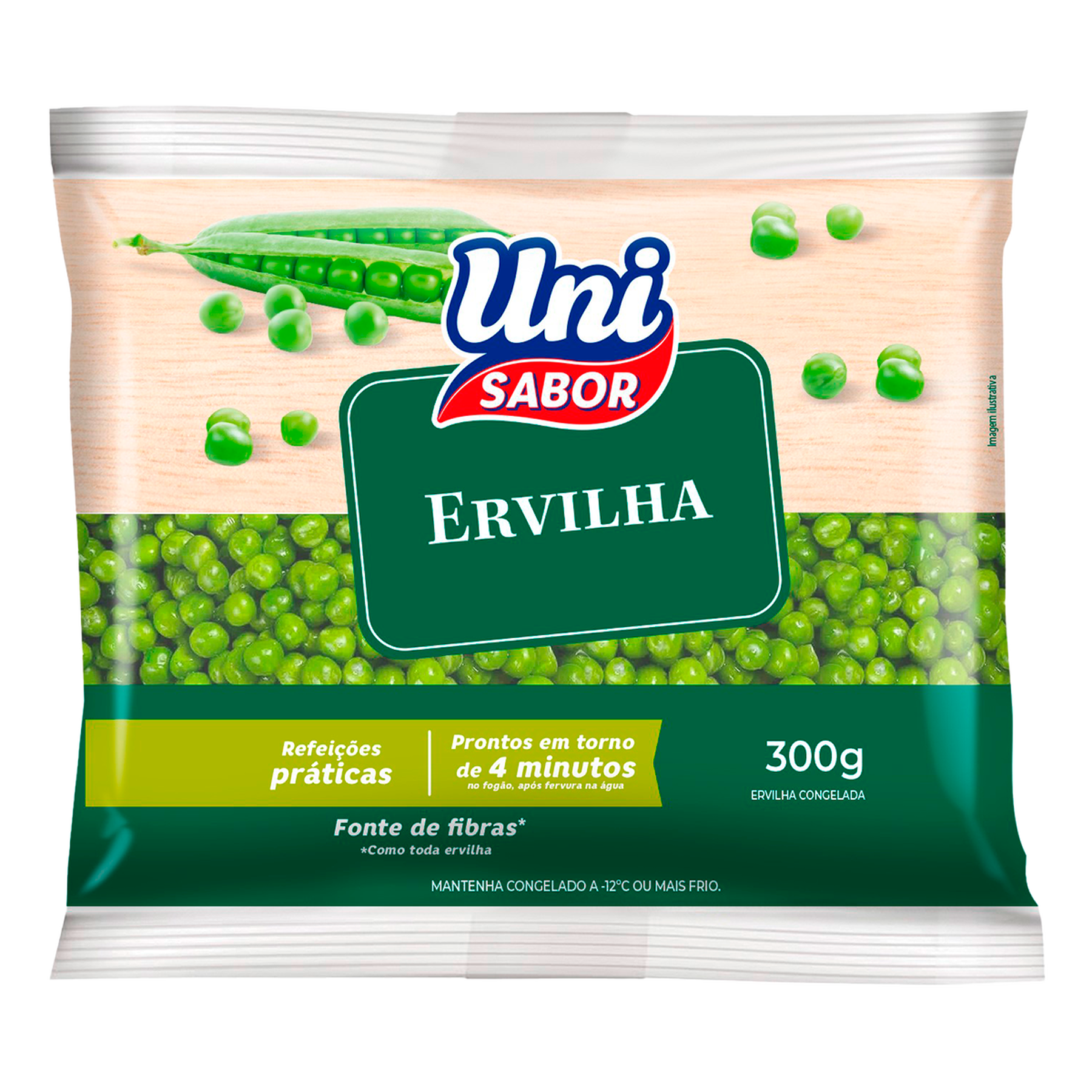 Ervilha Uni Sabor Pacote 300g