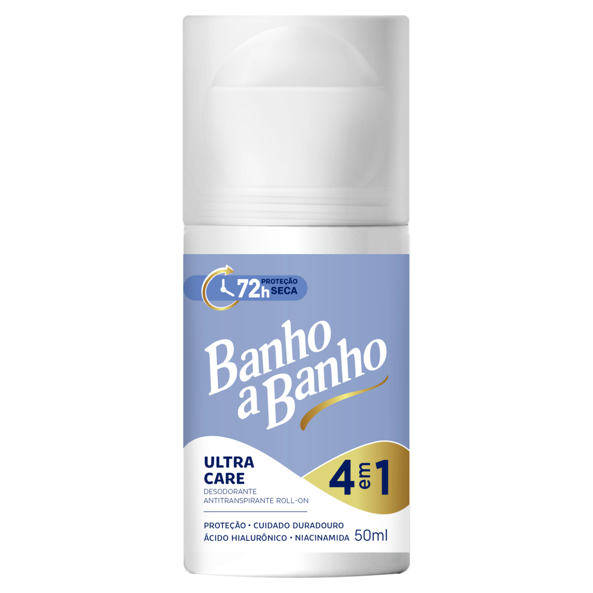 Antitranspirante Ultra Care 4 em 1 Banho a Banho Roll-On 50ml
