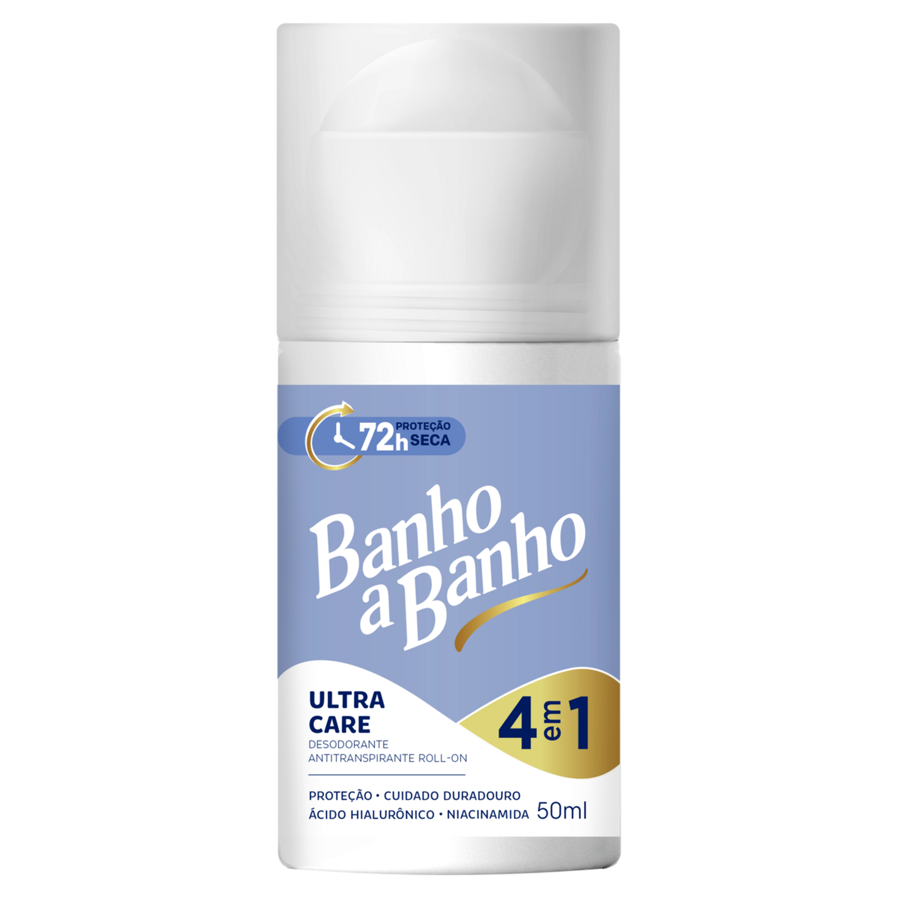 Antitranspirante Ultra Care 4 em 1 Banho a Banho Roll-On 50ml