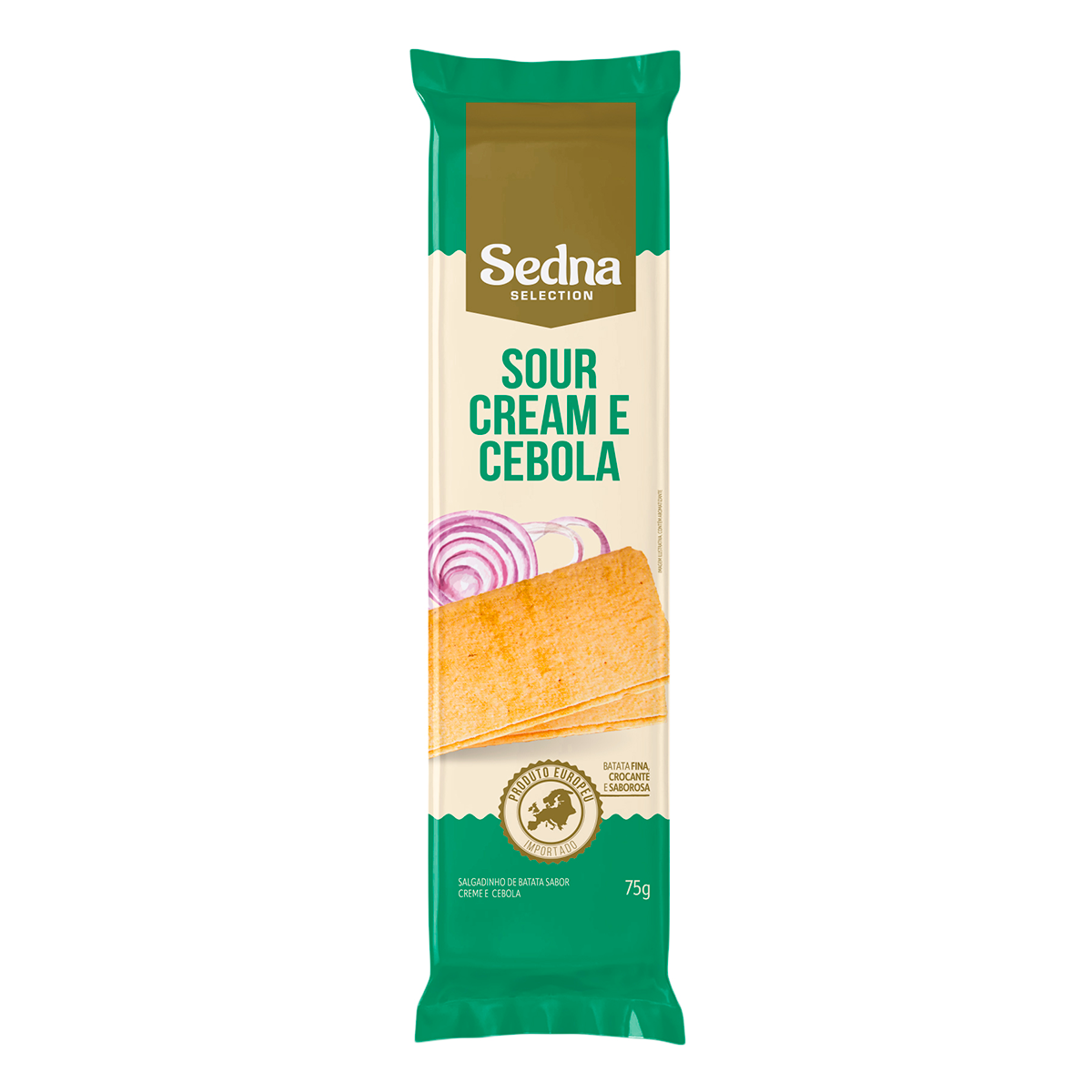 Salgadinho de Batata Creme e Cebola Sedna Pacote 75g