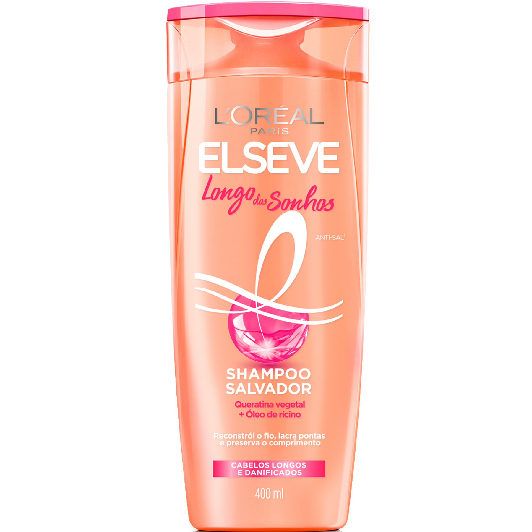 Shampoo Salvador Longo Dos Sonhos Elseve L'Or&eacute;al Paris Frasco 400ml