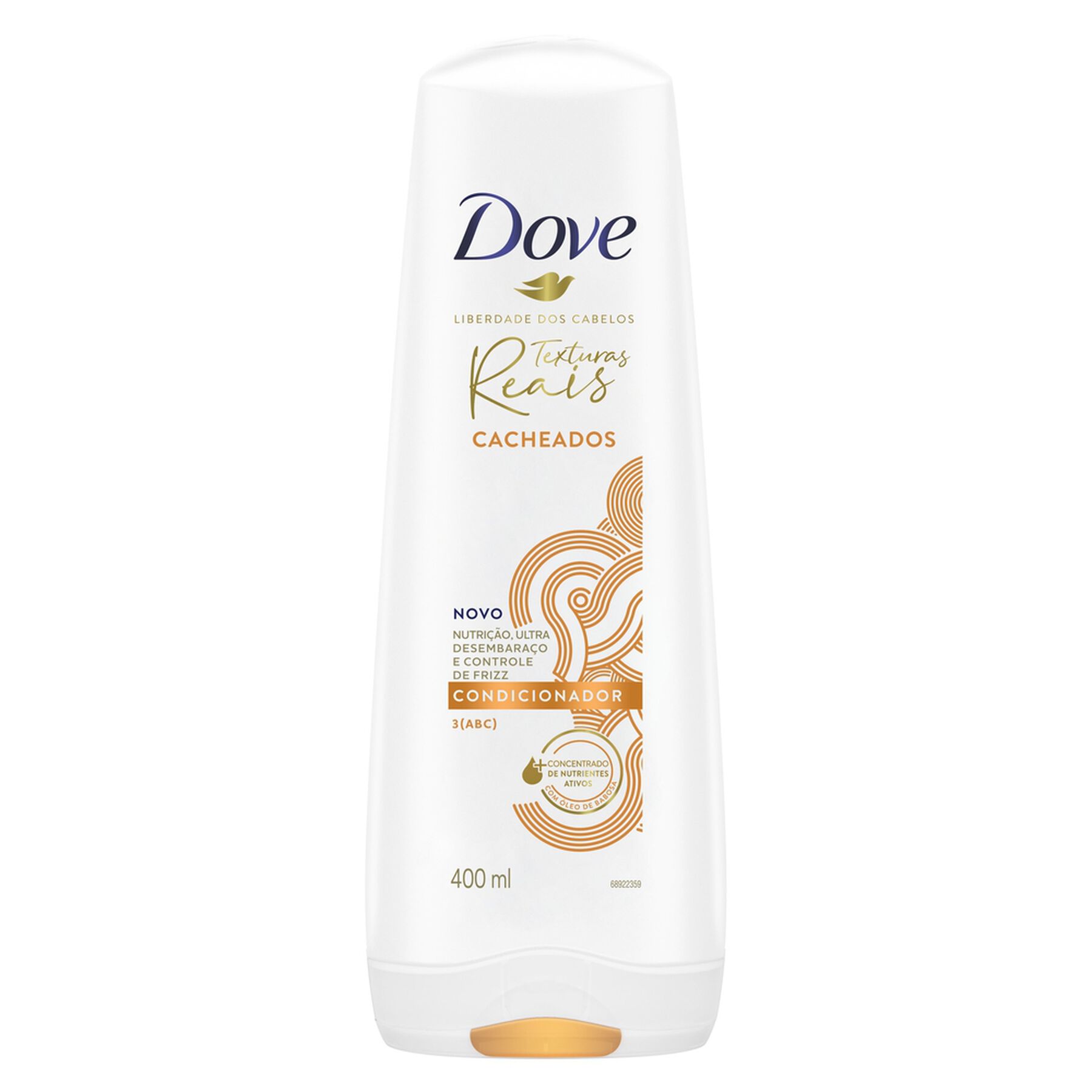 Condicionador Cacheados Texturas Reais Dove Frasco 400ml