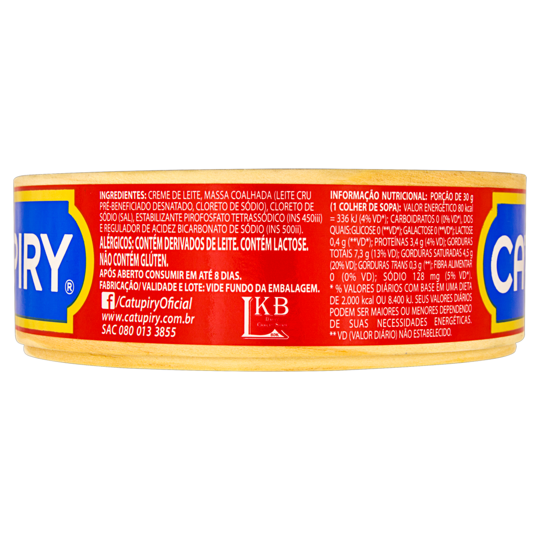 Requeijão Cremoso Catupiry Madeira 410g