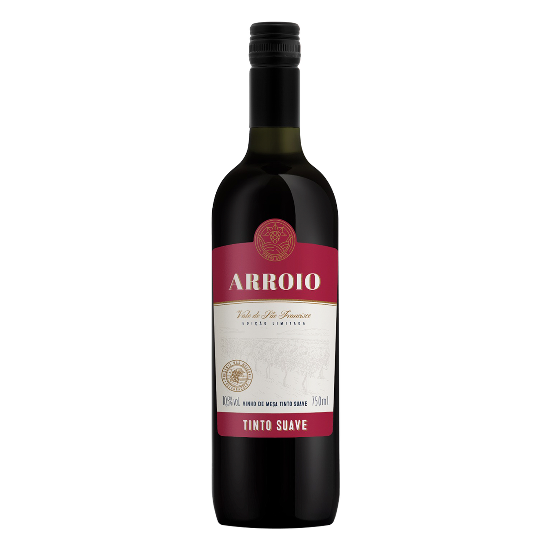 Vinho Tinto Suave Arroio Garrafa 750ml