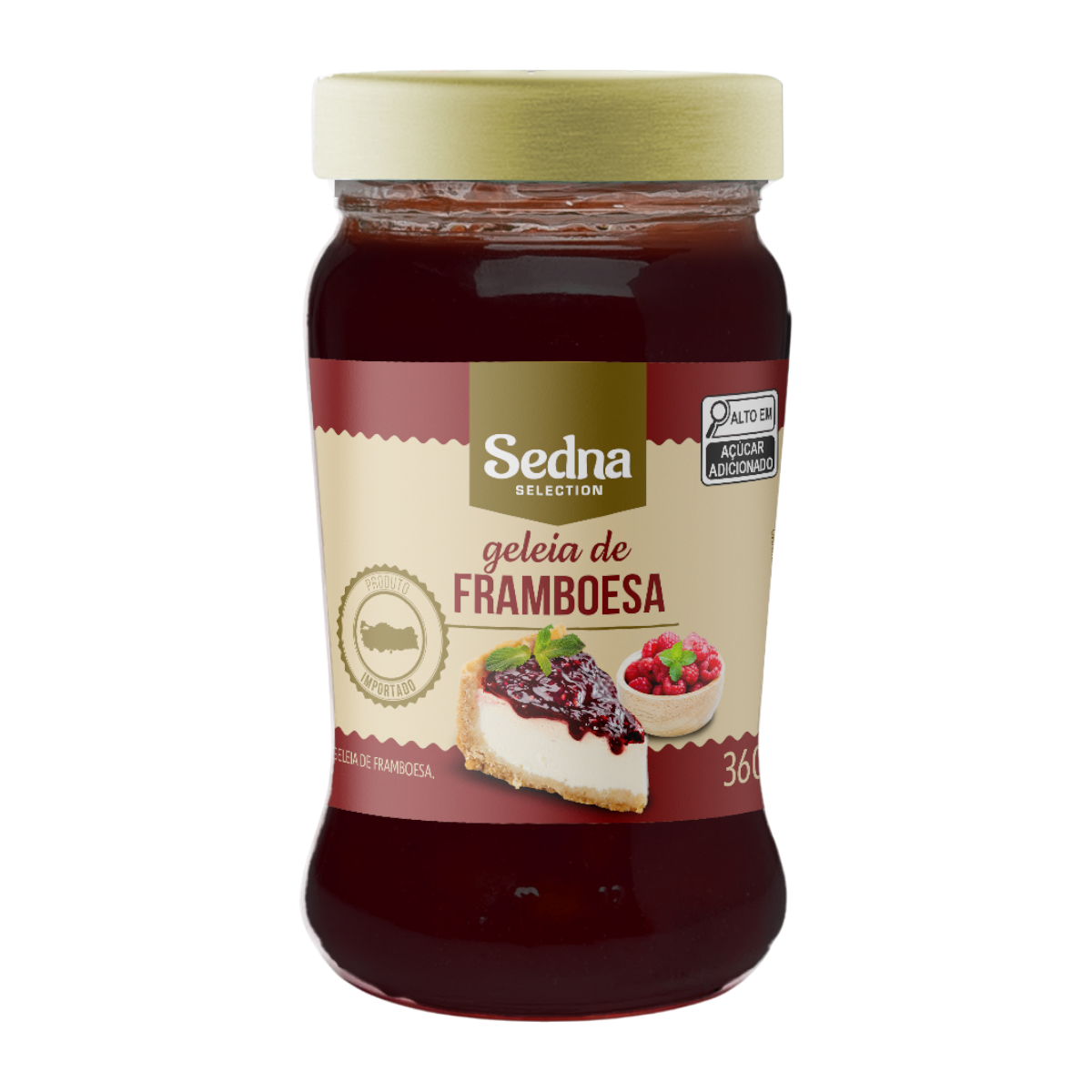 Geleia de Framboesa Sedna Vidro 360g