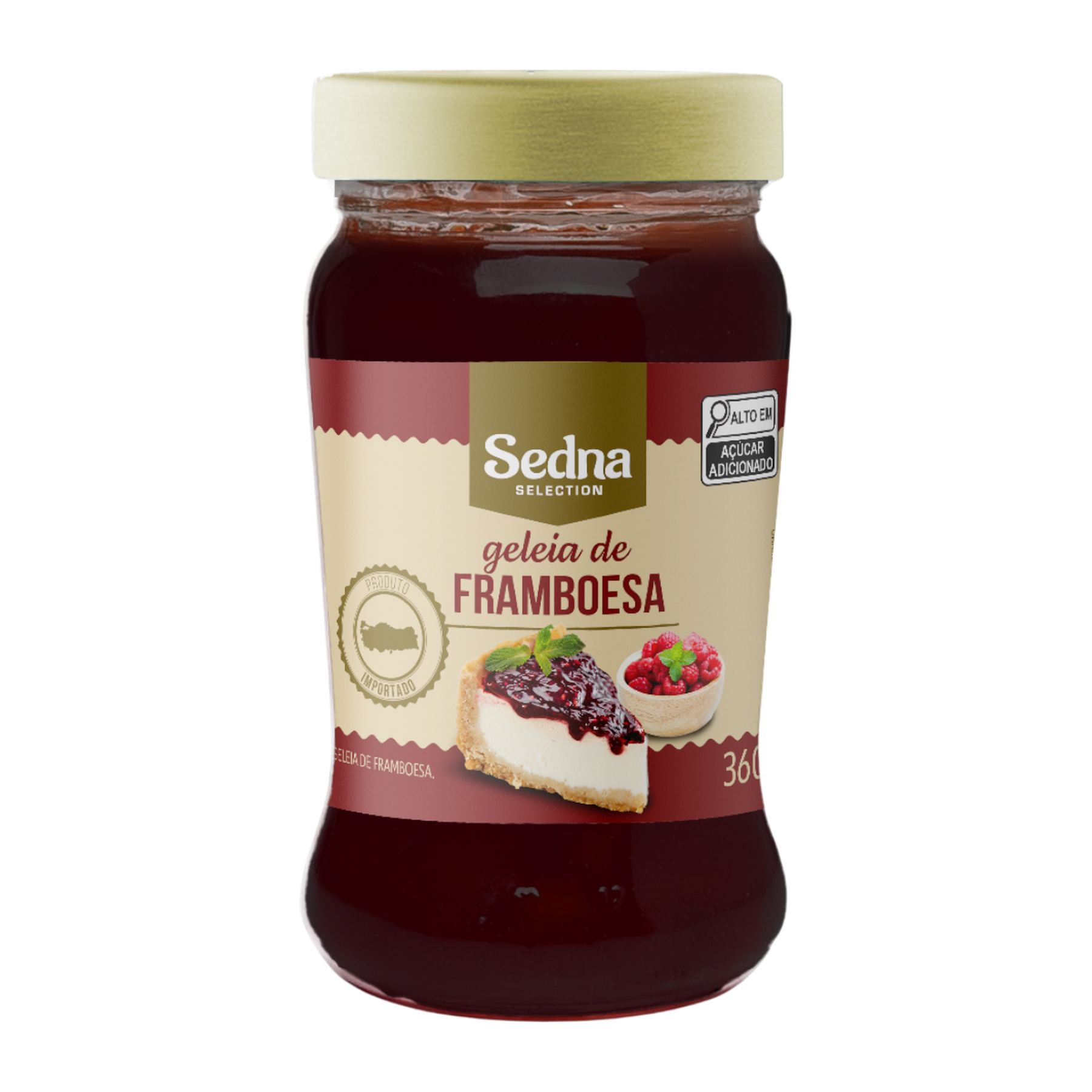 Geleia de Framboesa Sedna Vidro 360g