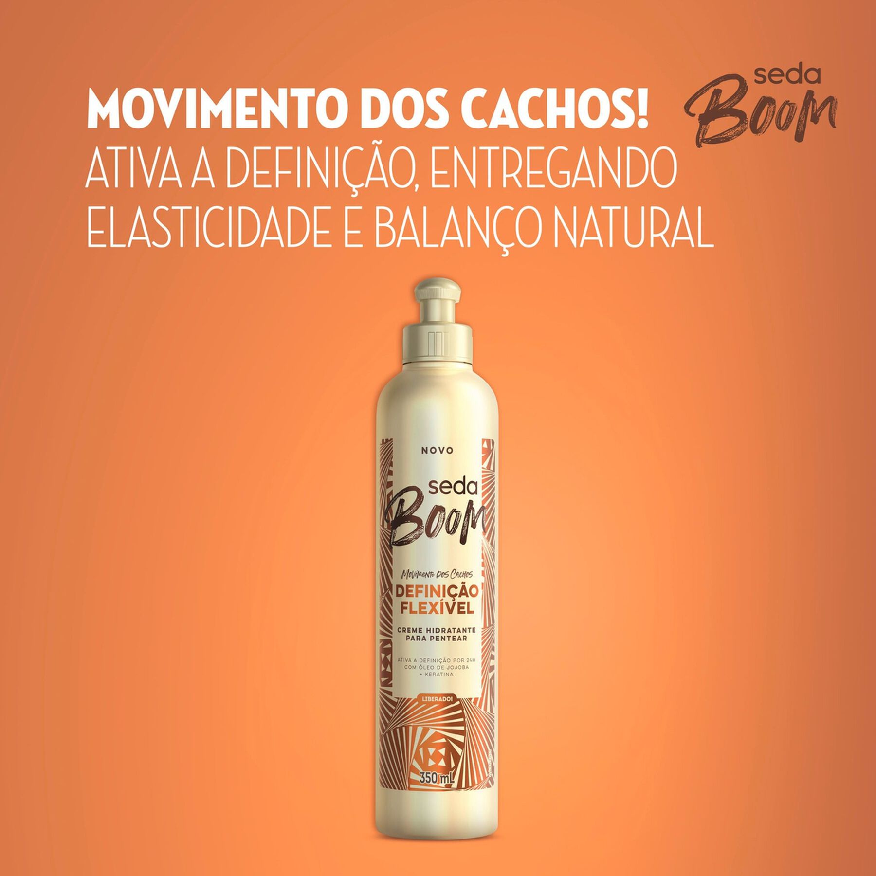 Creme para Pentear Seda Boom Definição Flexível 350ml