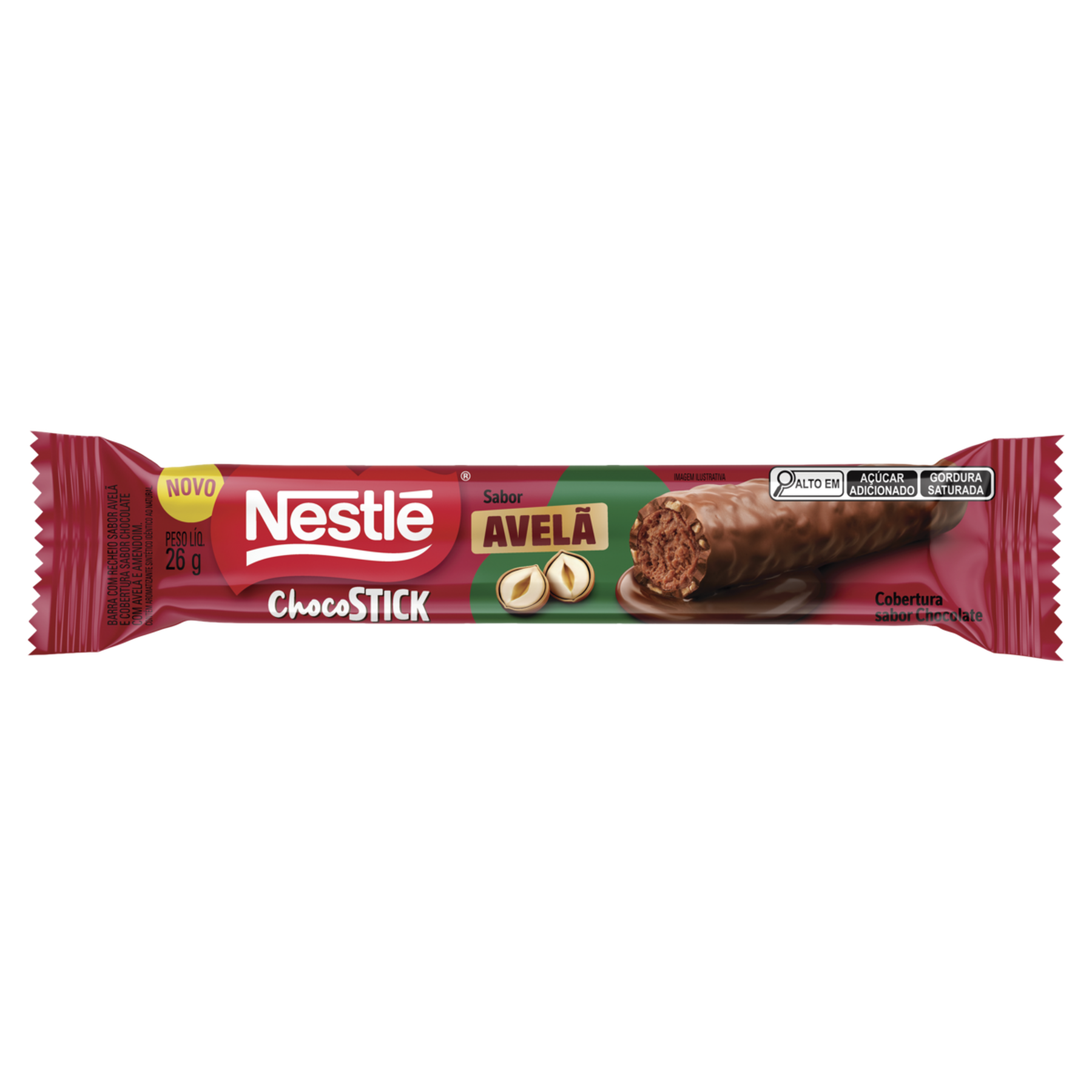 Chocolate ChocoStick Avel&atilde; Nestl&eacute; Pacote 26g