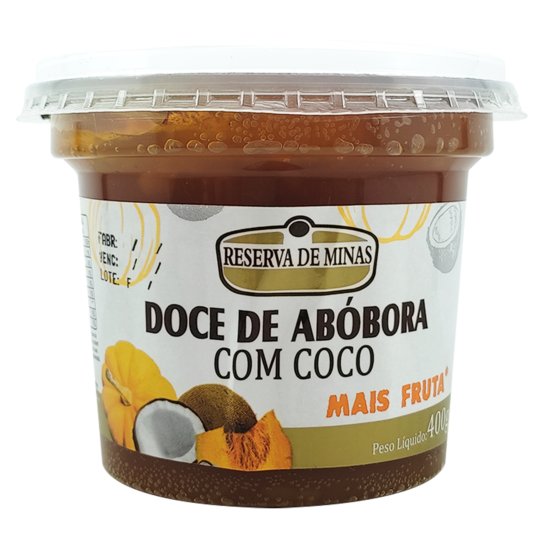 Doce de Abóbora Com Coco Reserva de Minas 400g