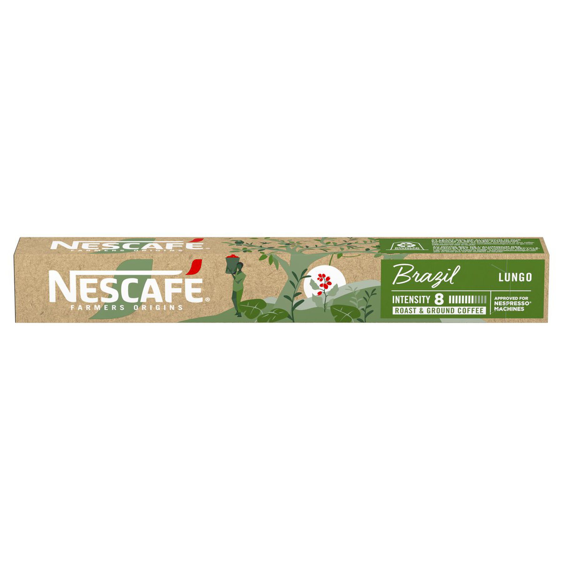 Caf&eacute; em C&aacute;psula Nescaf&eacute; Farmers Origins Brazil 10 C&aacute;psulas 44 g