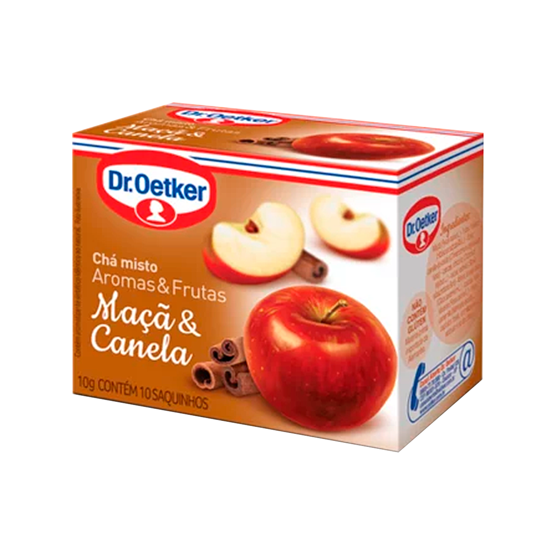 Ch&aacute; Misto Aromas e Frutas Ma&ccedil;&atilde; e Canela Dr. Oetker 10g C/10 Unidades