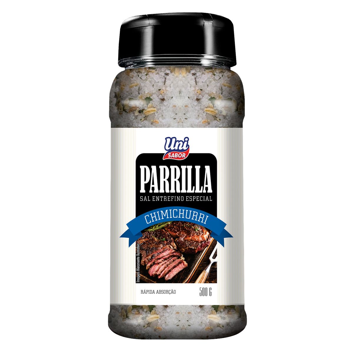 Sal Entrefino Especial Parrilla Chimichurri Uni Sabor 500g