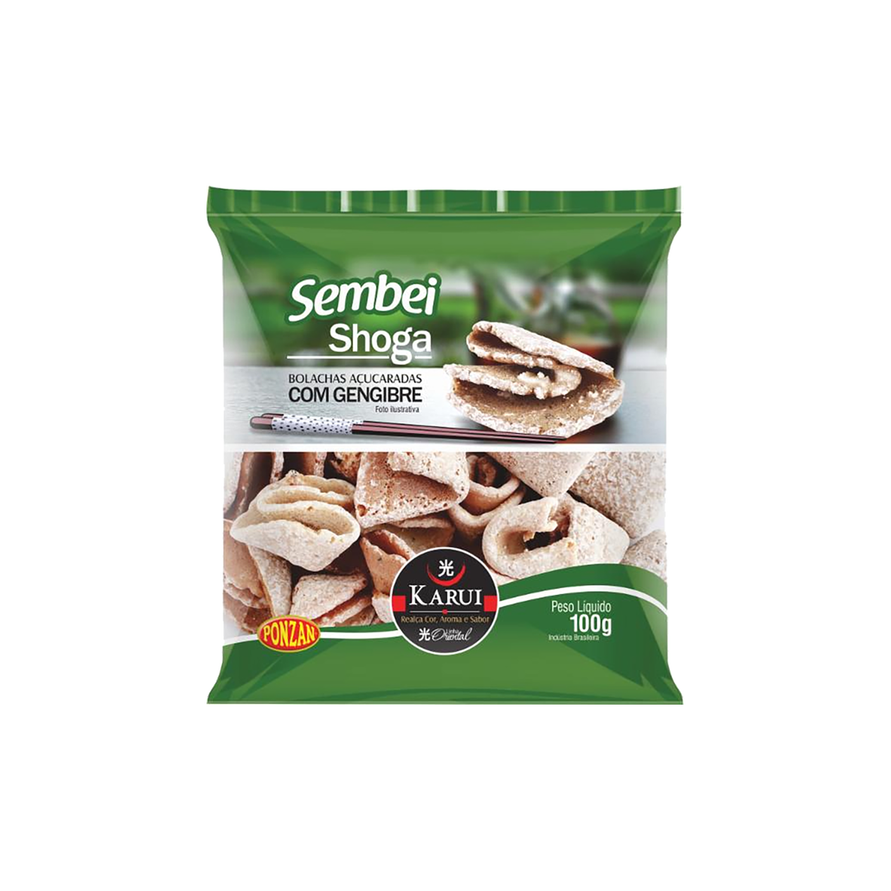 Biscoito Sembei Shoga Karui 100g