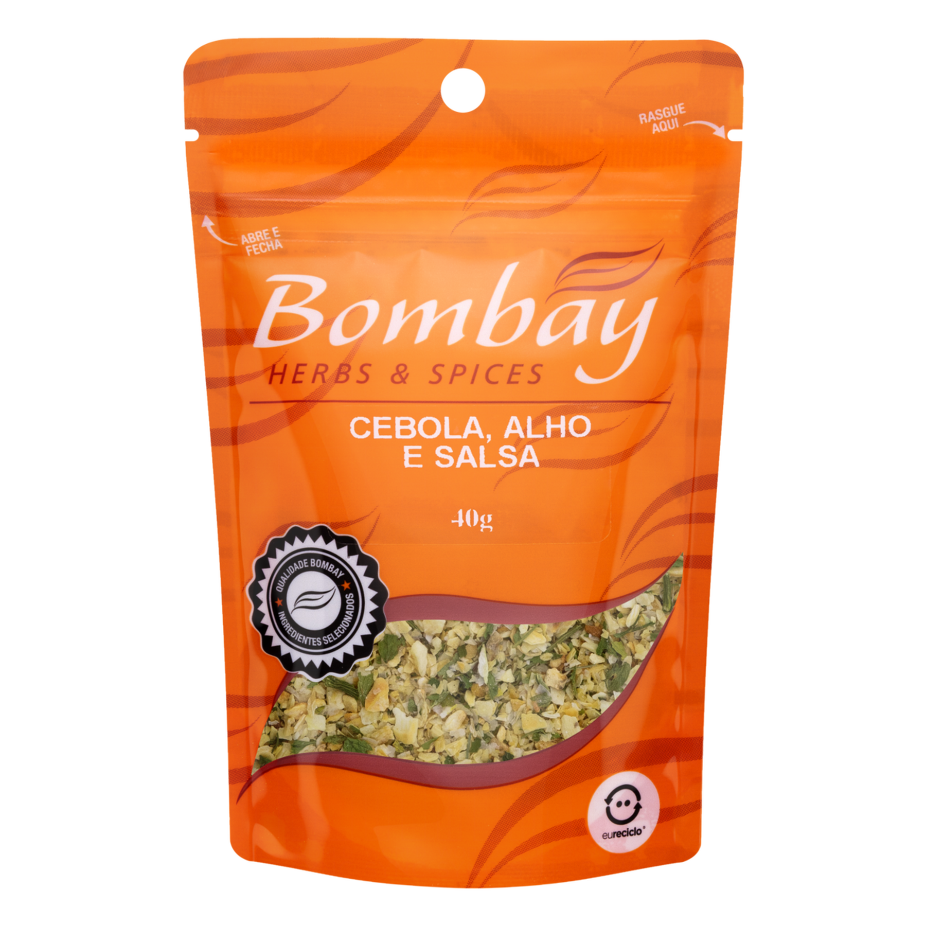 Cebola, Alho e Salsa Bombay Pouch 40g