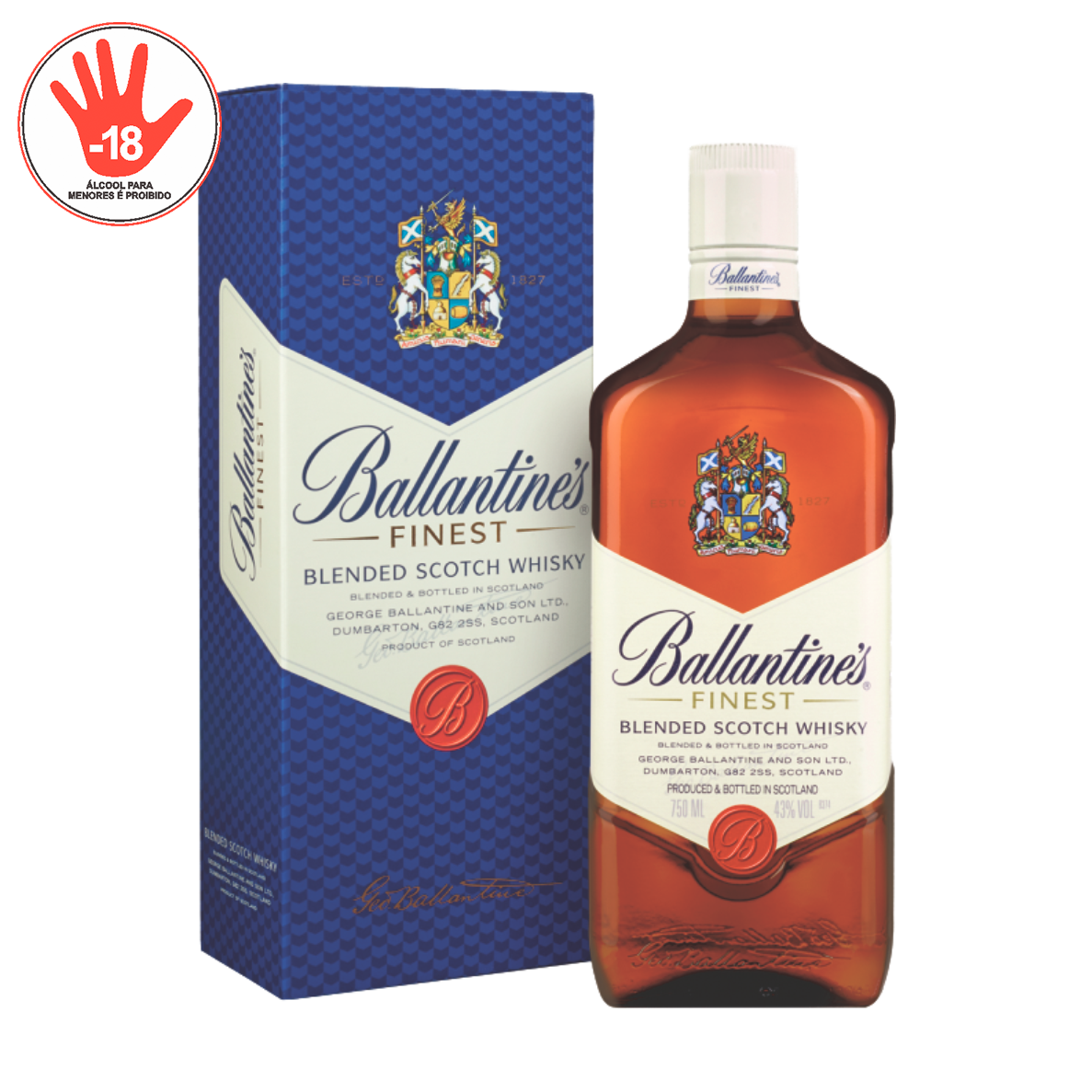 Whisky Ballantines Finest 1l