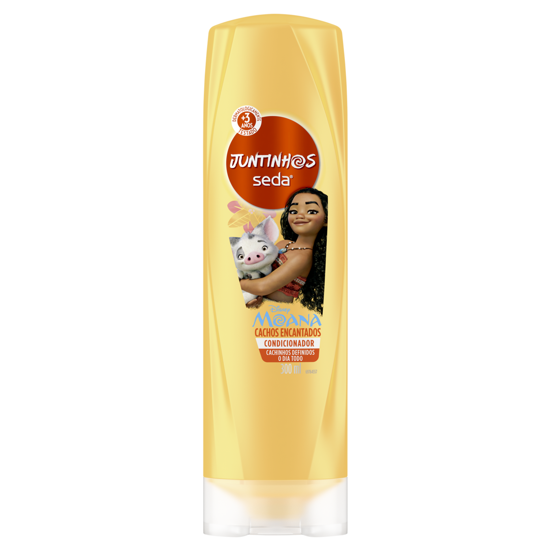 Condicionador Infantil Moana Cachos Encantados Seda Juntinhos Frasco 300ml