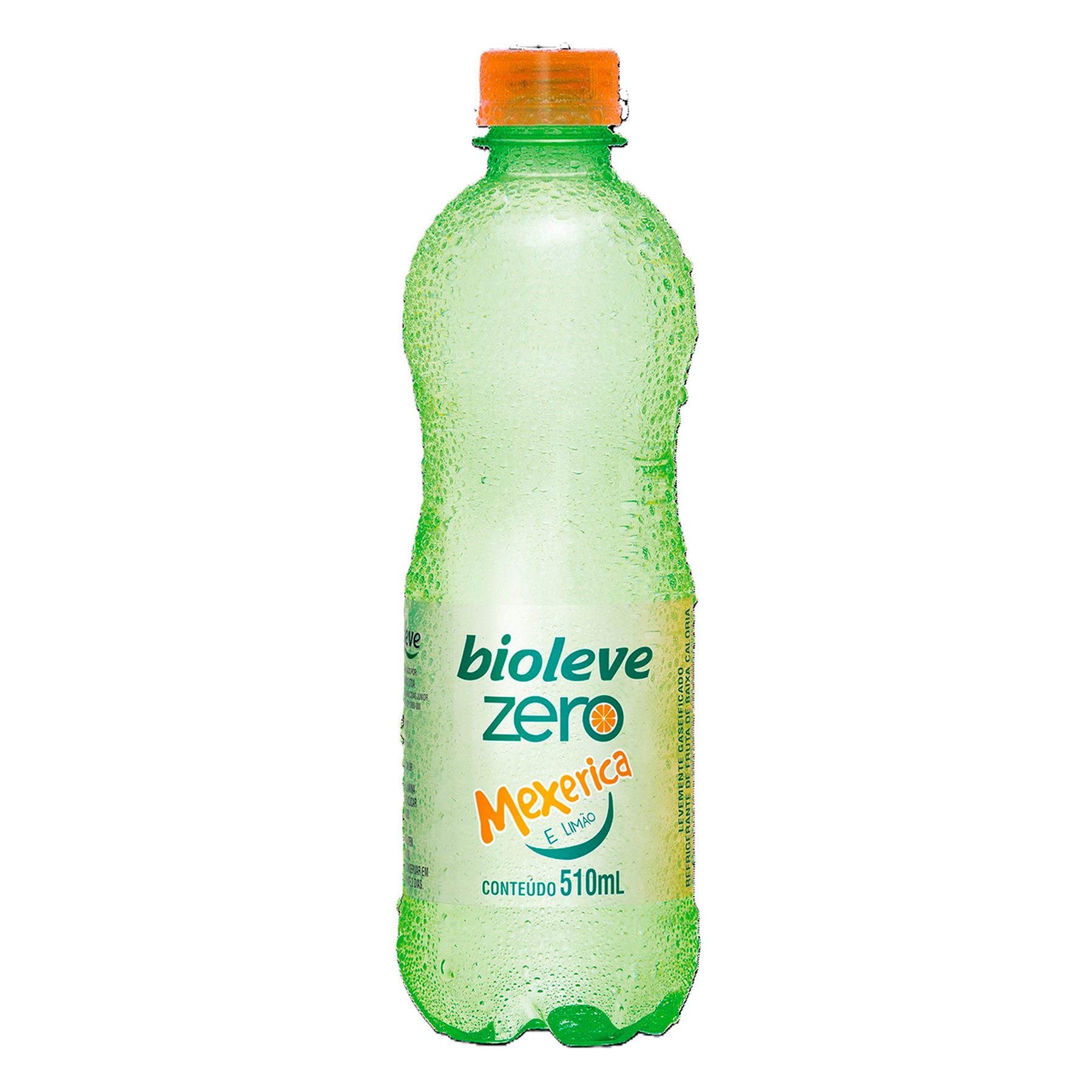 Refrigerante Mexerica e Lim&atilde;o Bioleve Zero Garrafa 510ml
