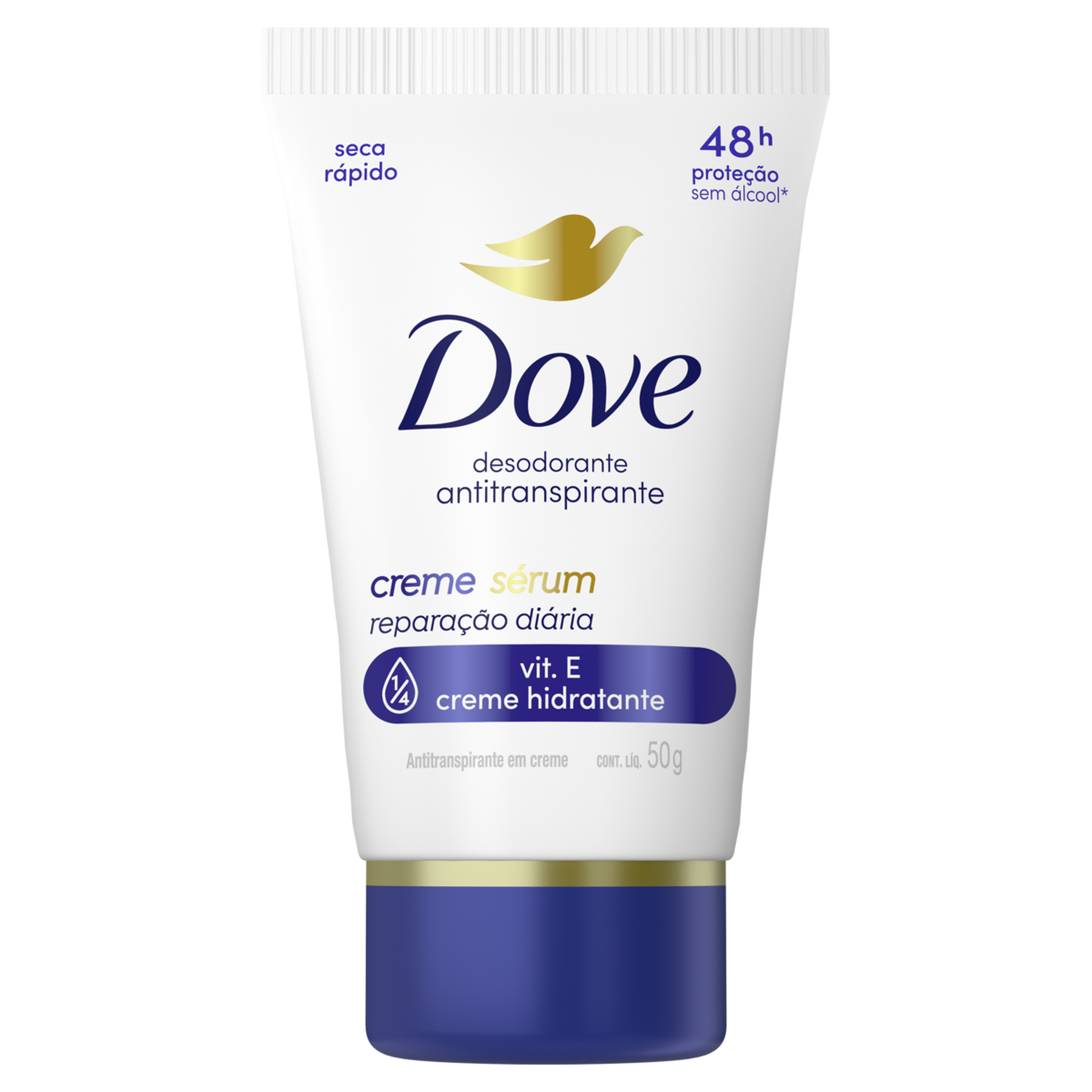Desodorante Antitranspirante Creme Sérum Reparação Diária Dove 50g