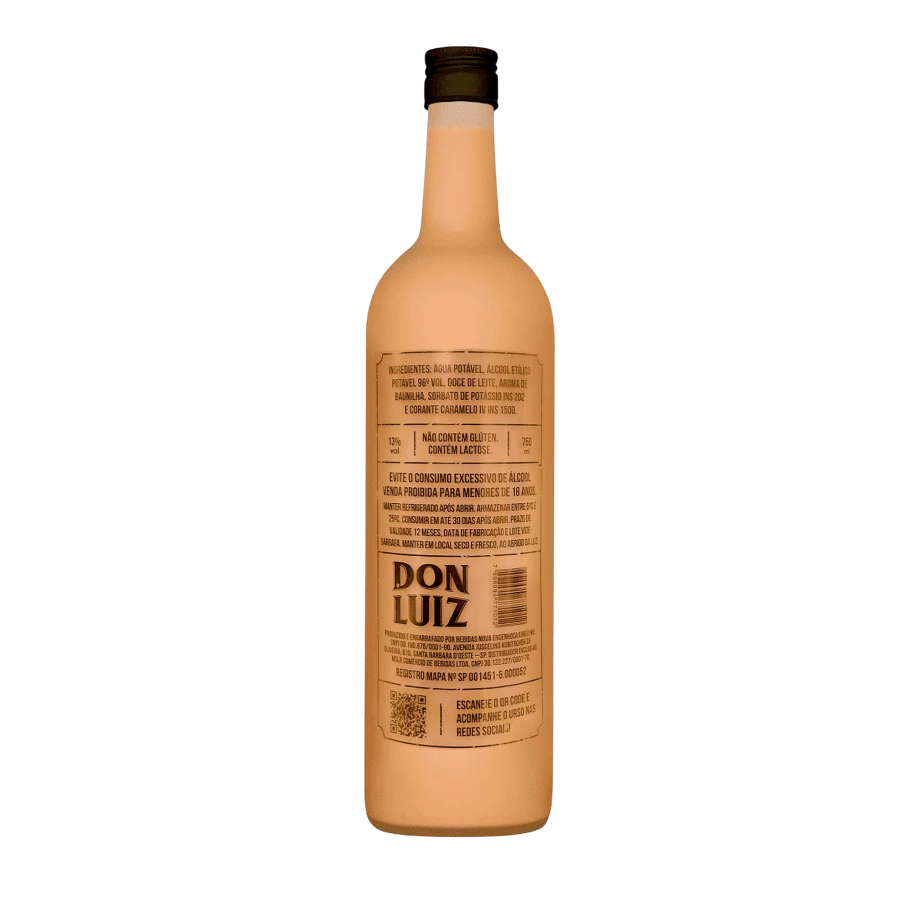 Licor Doce de Leite Don Luiz Garrafa 750ml