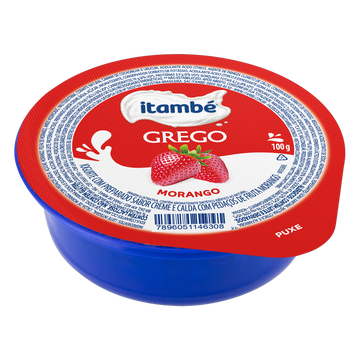 Iogurte Integral Grego Calda Morango Itambé Pote 100g