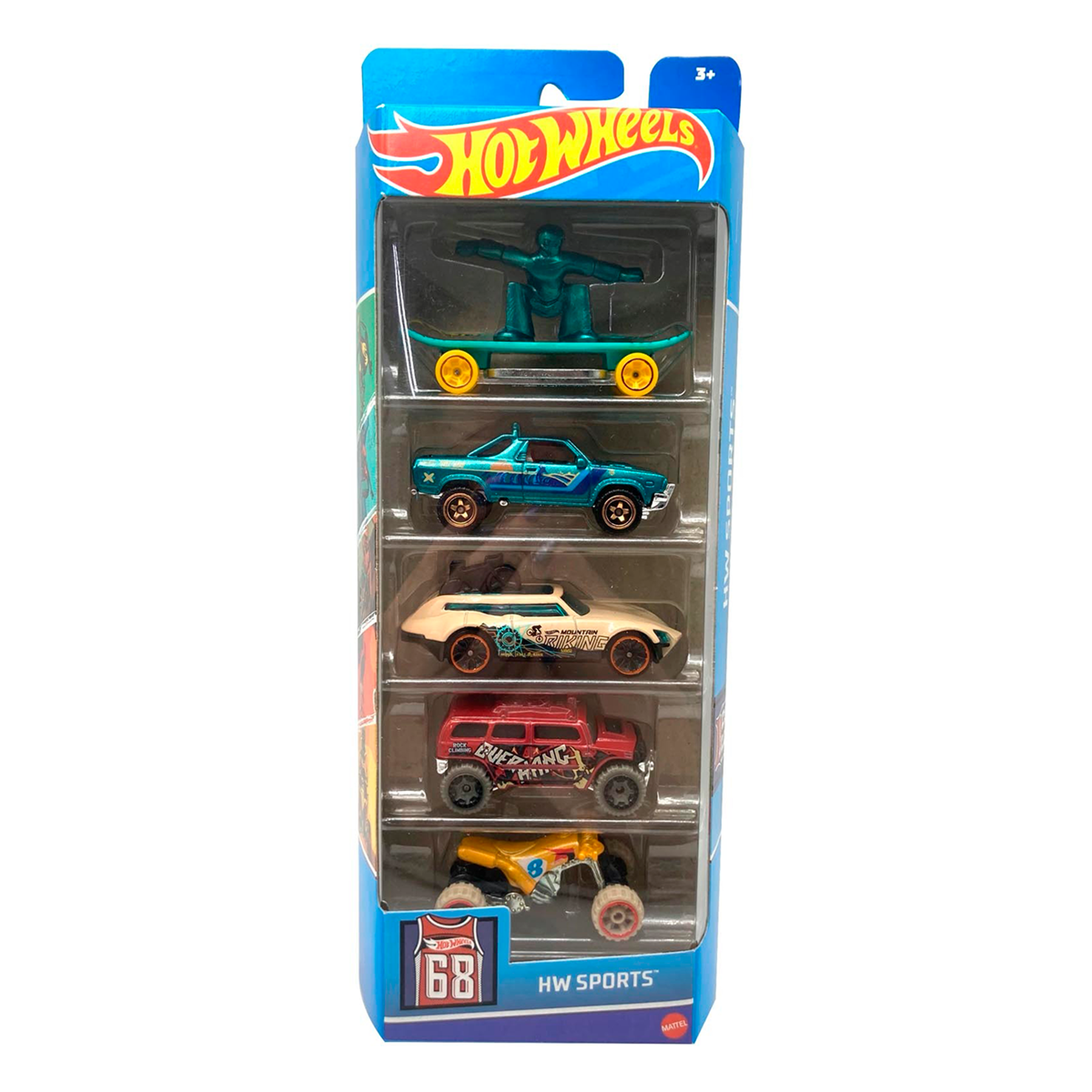 Carrinho Sortido Hot Wheels C/5 Unidades