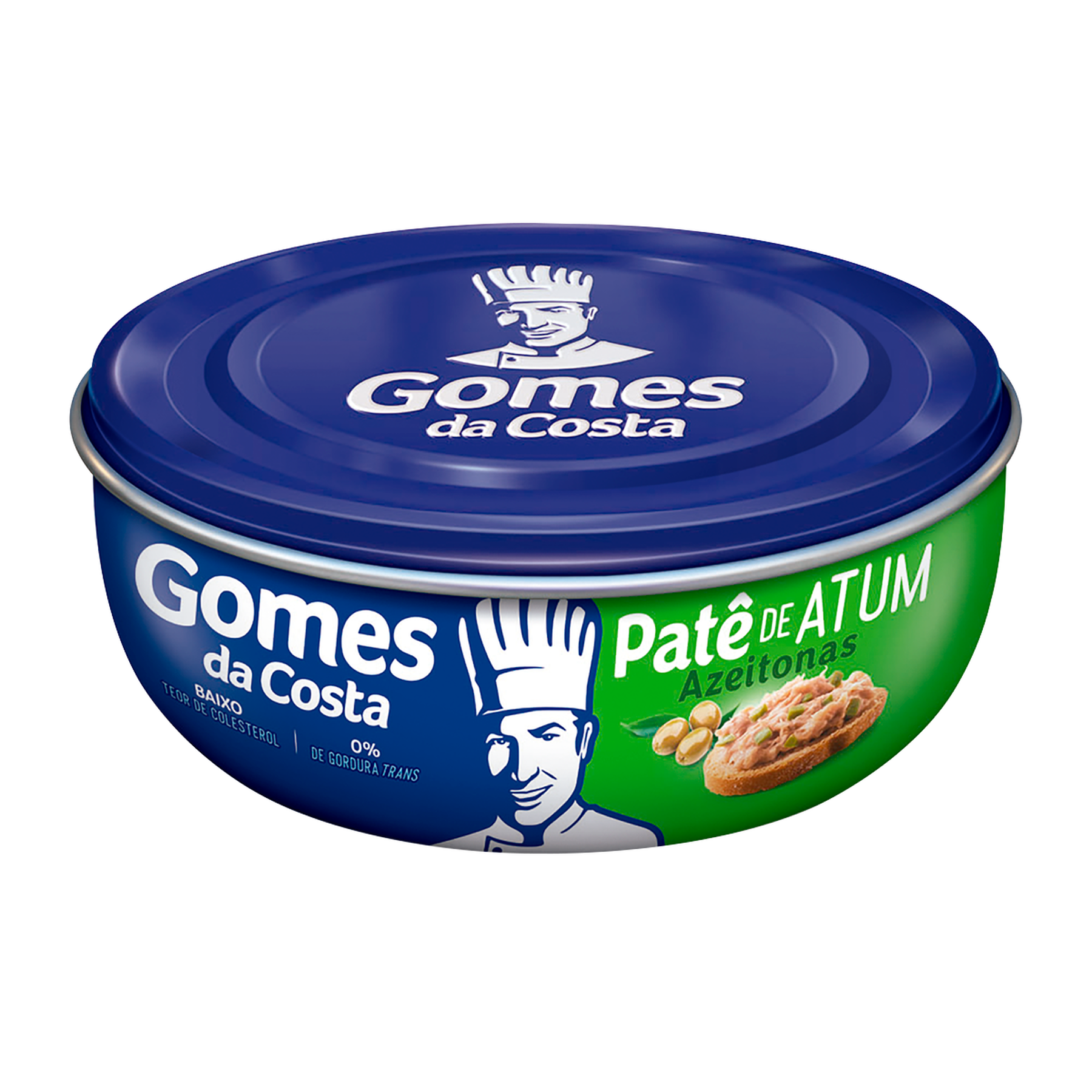 Pat&ecirc; de Atum com Azeitonas Gomes da Costa Lata 150g