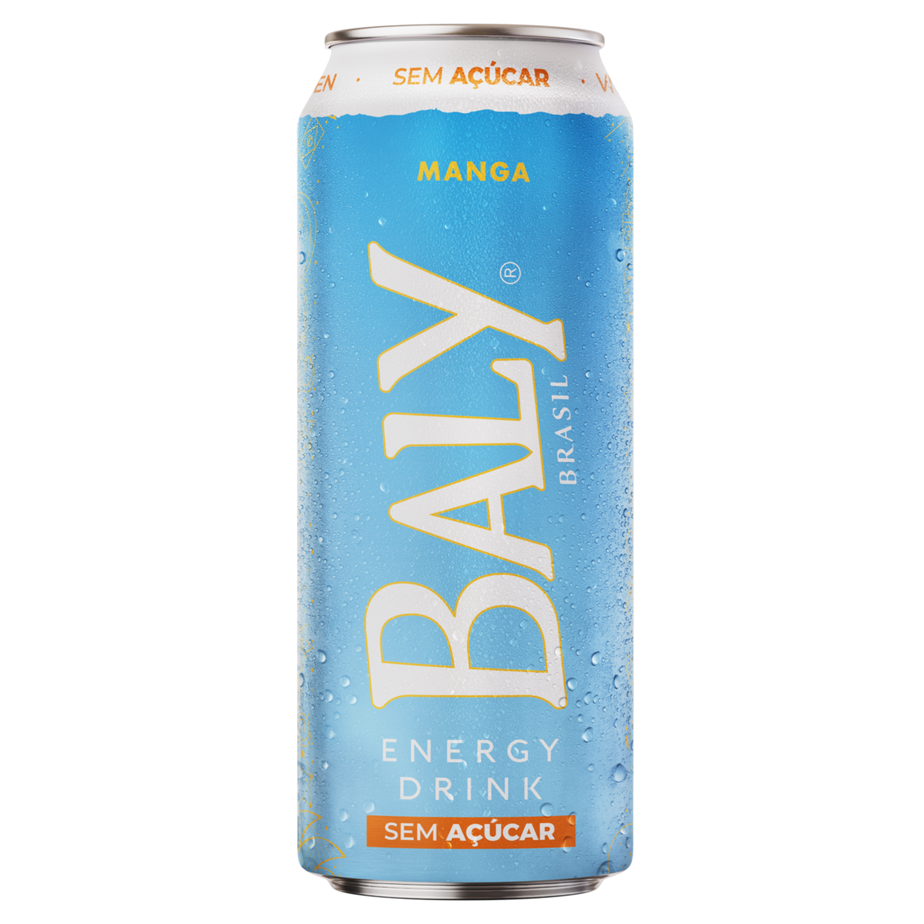Energ&eacute;tico Manga Sem A&ccedil;&uacute;car Baly Lata 473ml