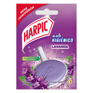 Detergente Sanitário Bloco Lavanda Harpic