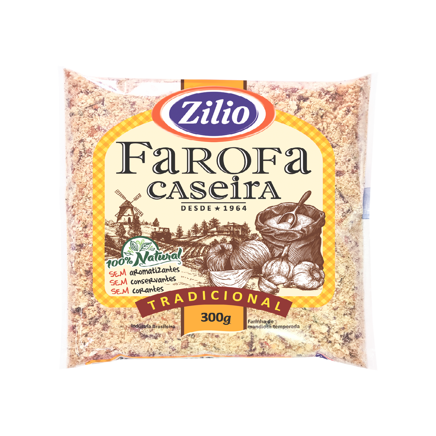 Farofa Caseira Tradicional Zilio 300g