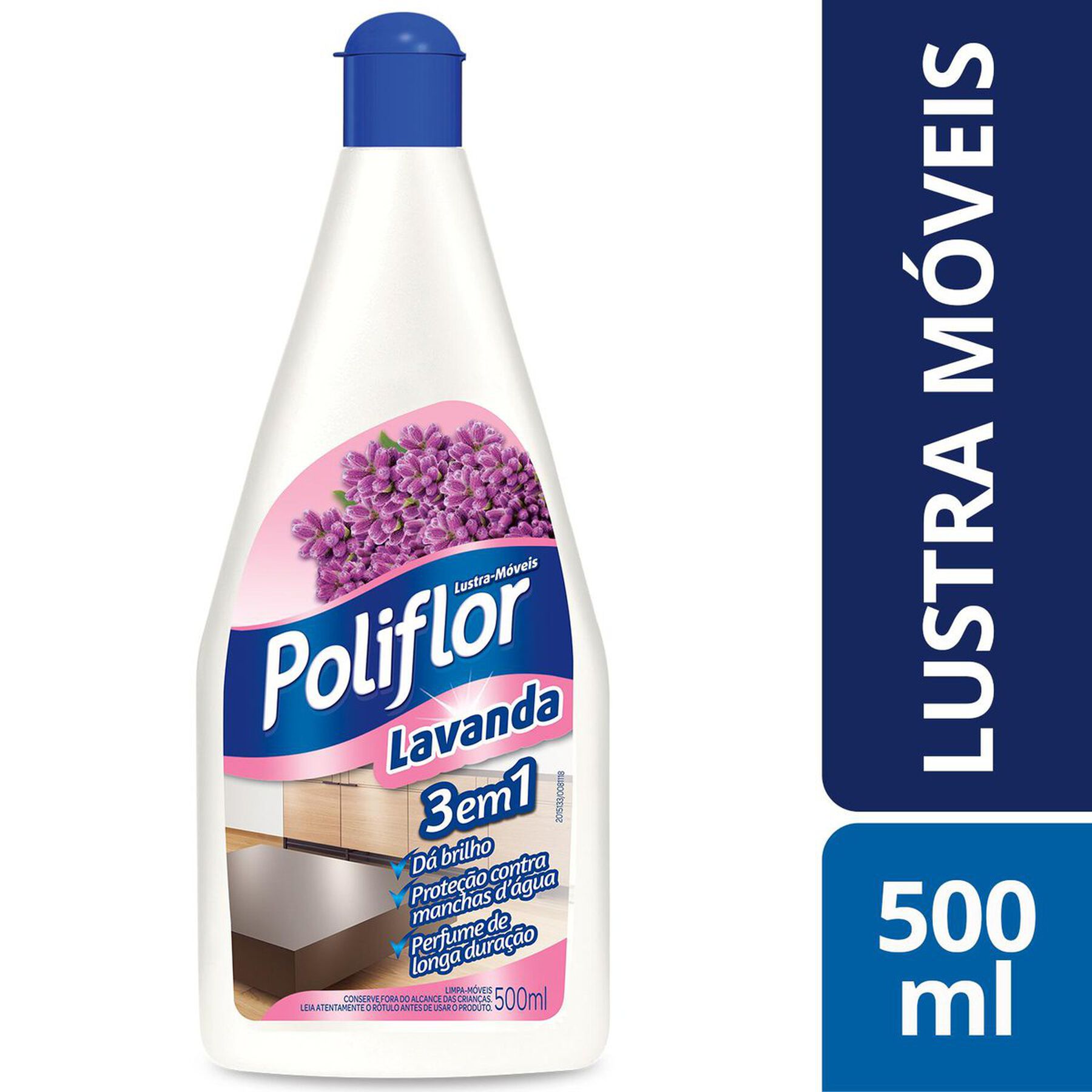 Lustra-M&oacute;veis Lavanda Poliflor Squeeze 500ml