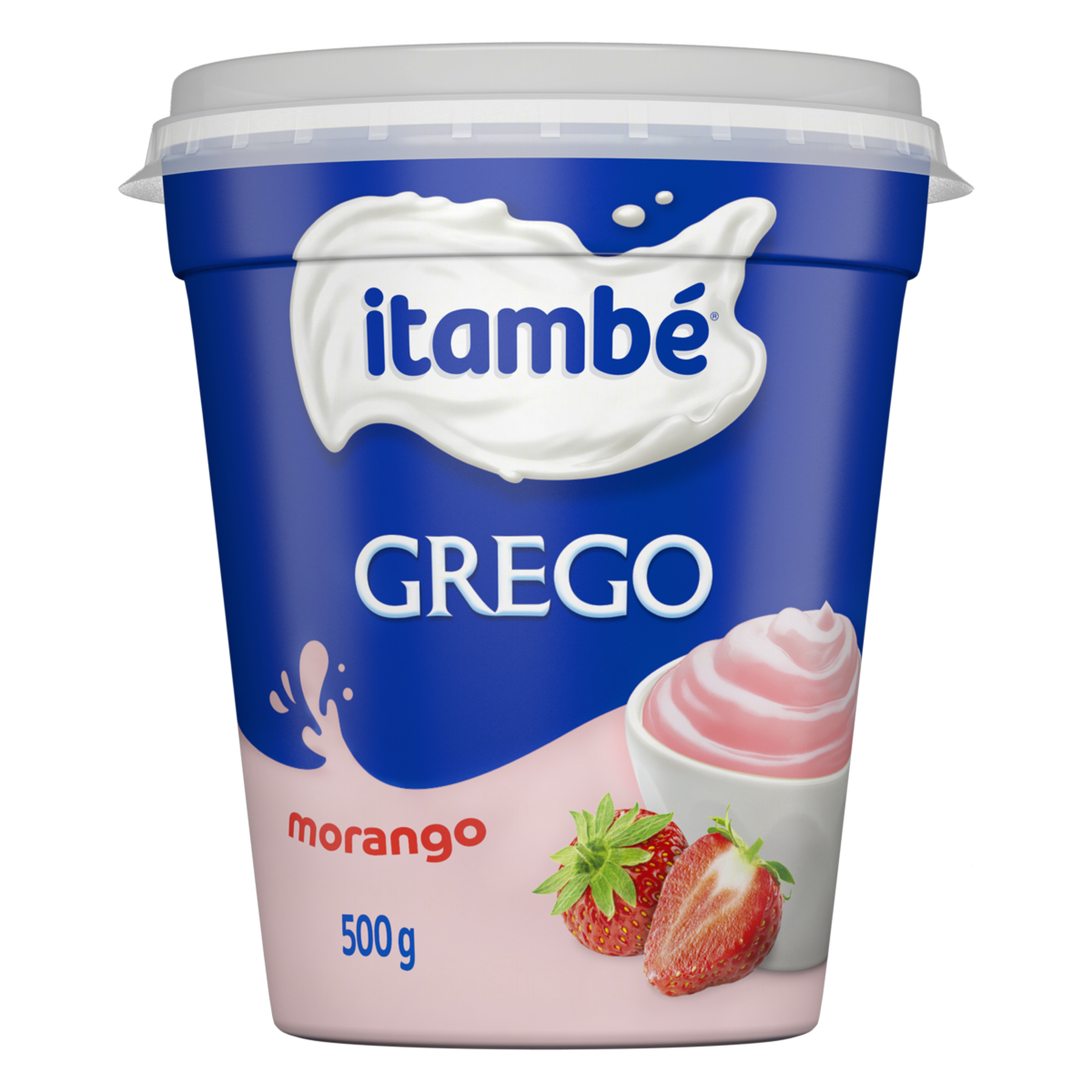Iogurte Integral Grego Morango Itambé Pote 500g