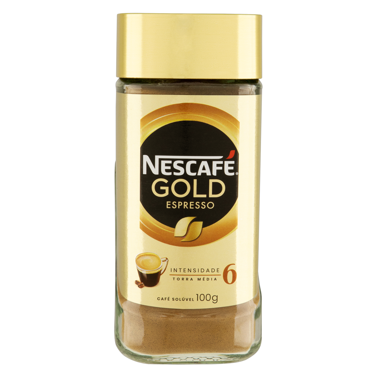 Caf&eacute; Sol&uacute;vel Espresso Nescaf&eacute; Gold Vidro 100g