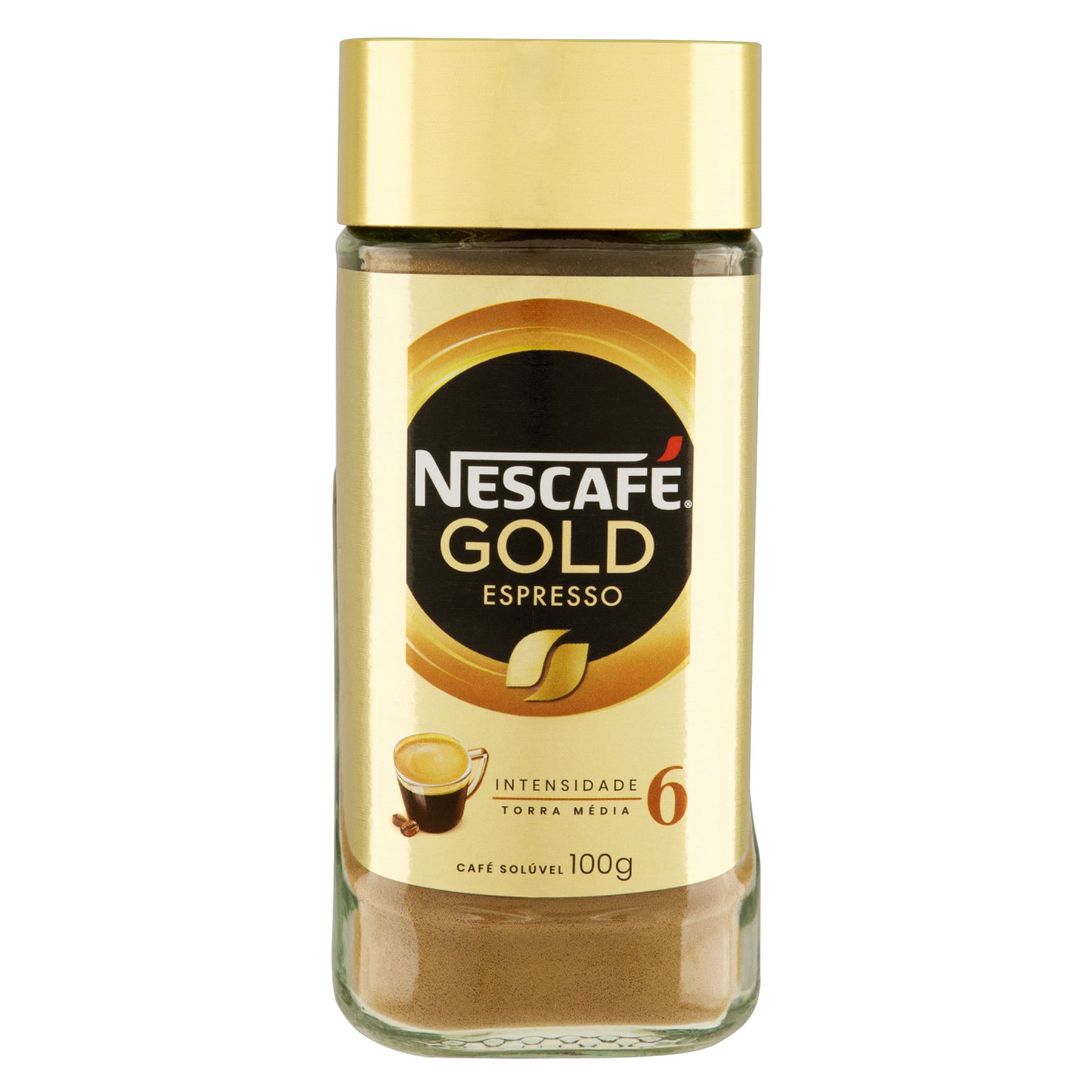 Café Solúvel Espresso Nescafé Gold Vidro 100g