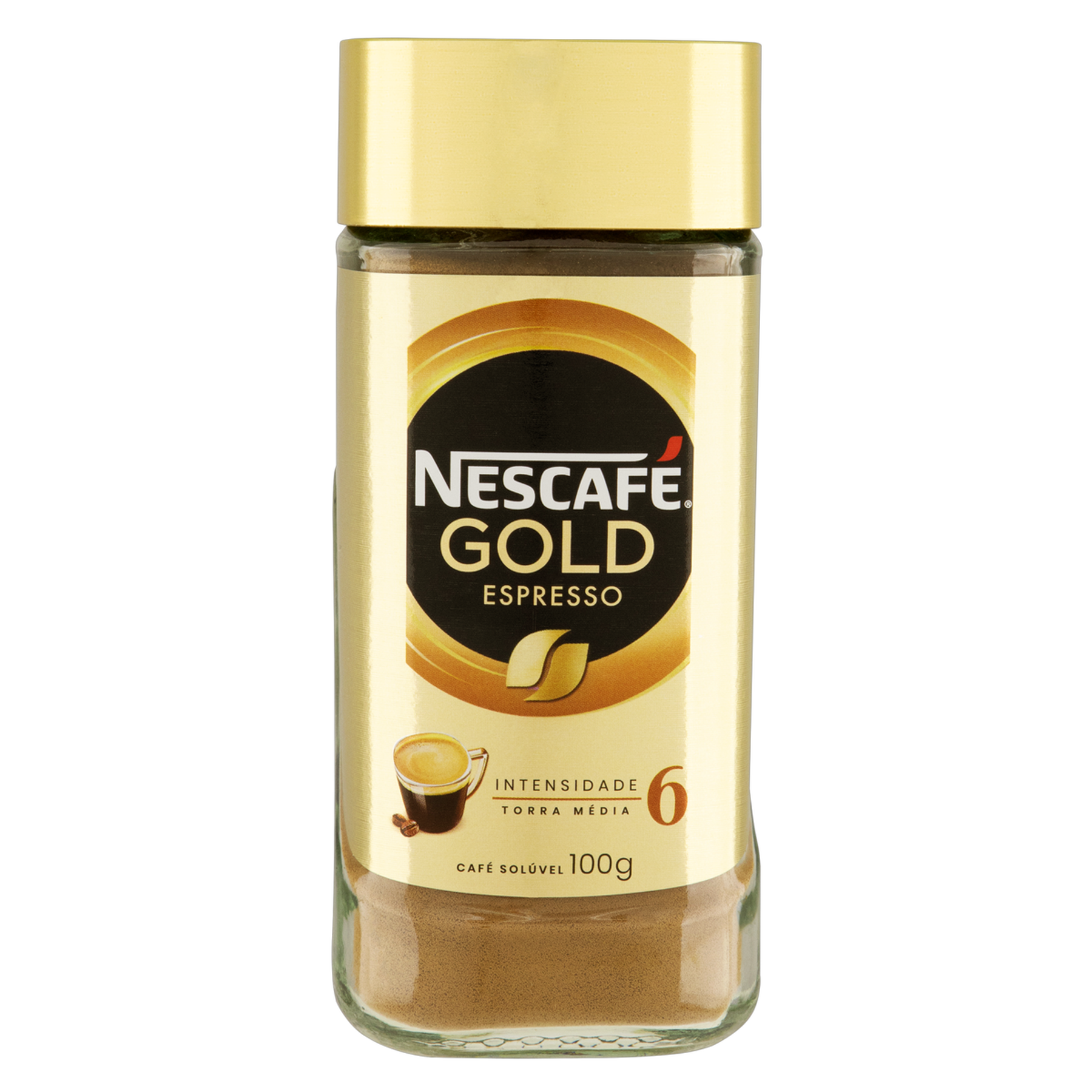 Café Solúvel Espresso Nescafé Gold Vidro 100g